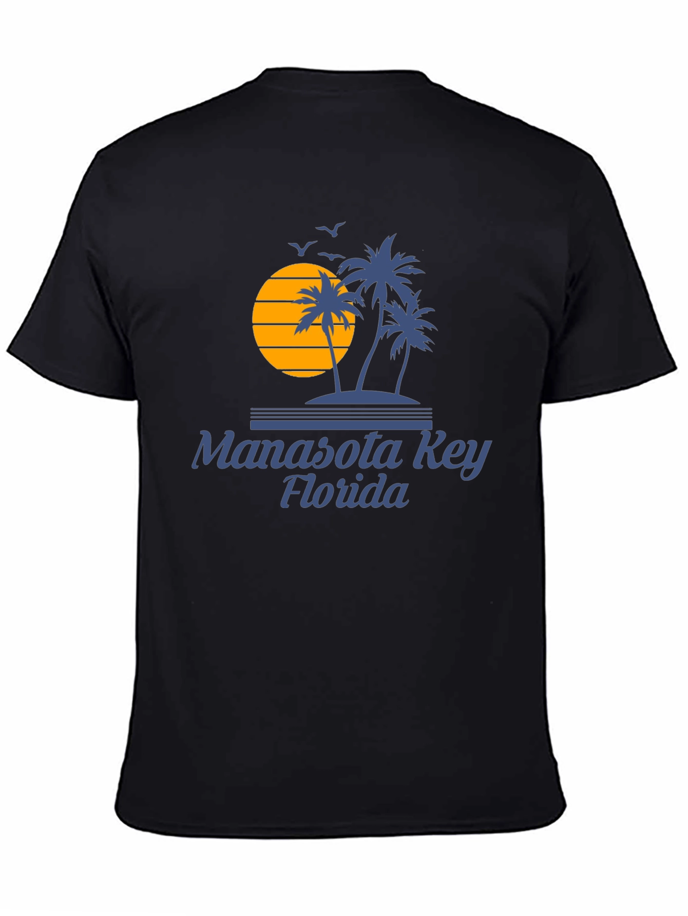 Manasota Key Florida T-Shirt Tropical Graphic Tee