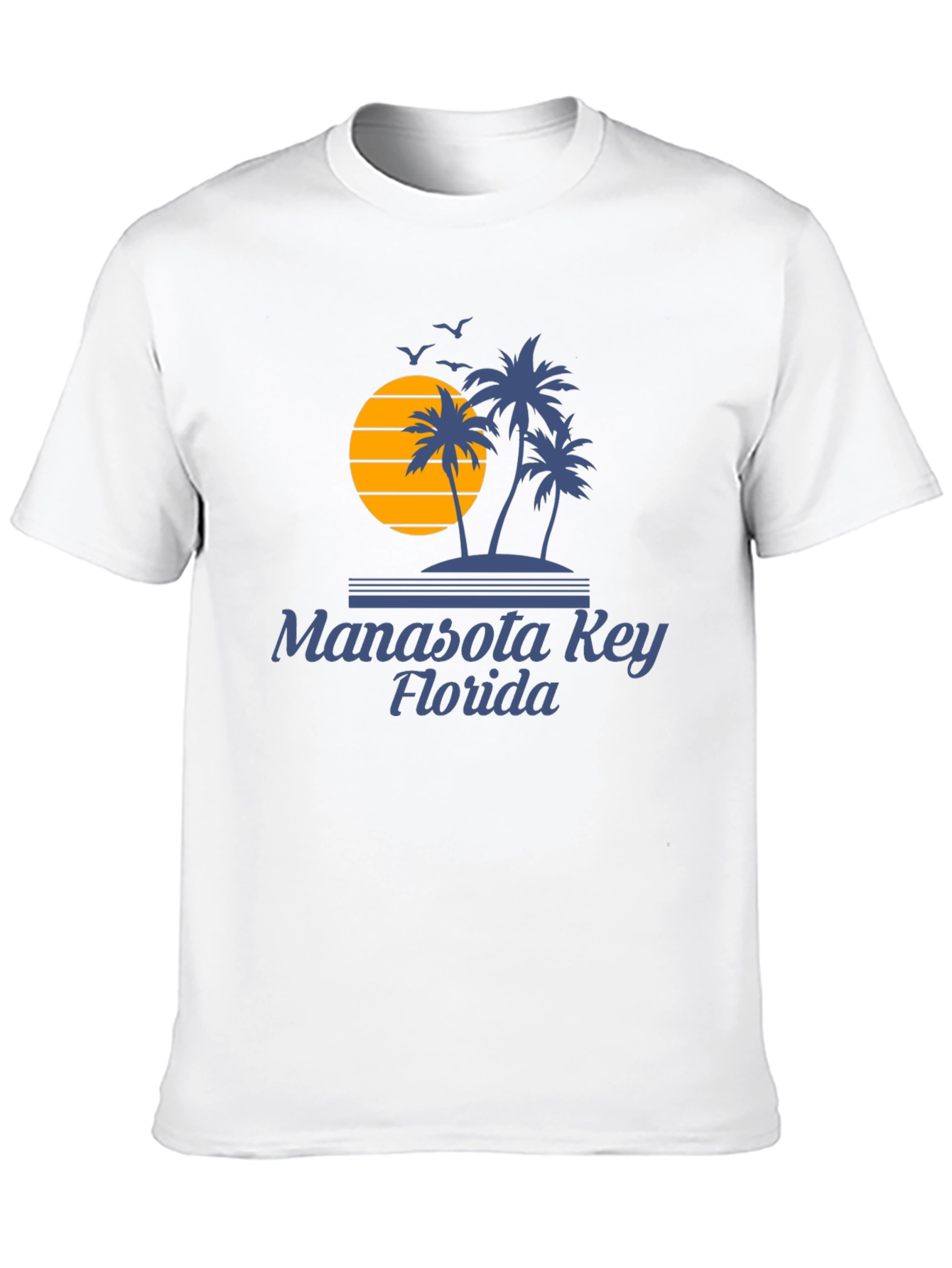 Manasota Key Florida T-Shirt Tropical Graphic Tee