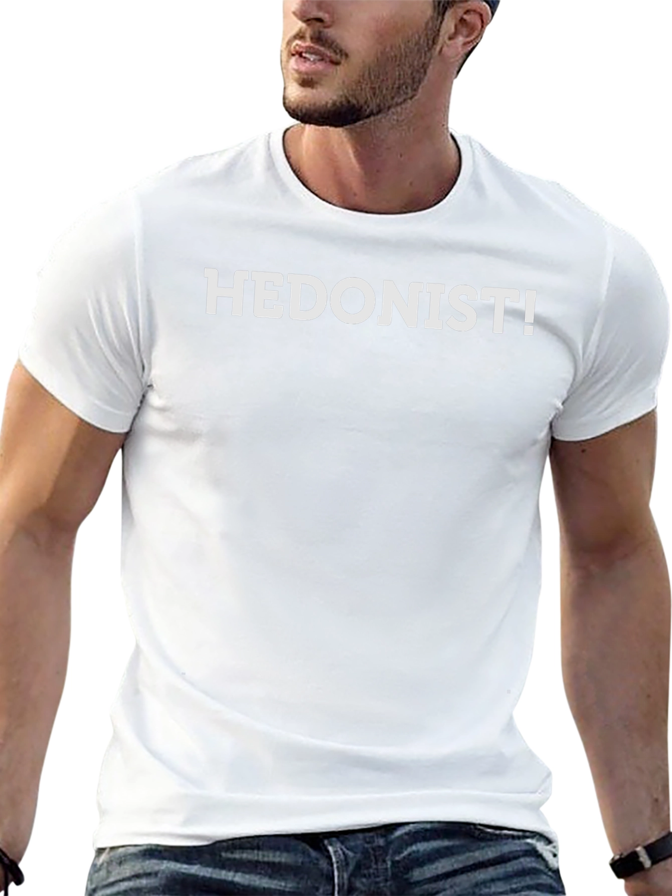 Hedonist! Graphic Tee - Black Casual T-Shirt