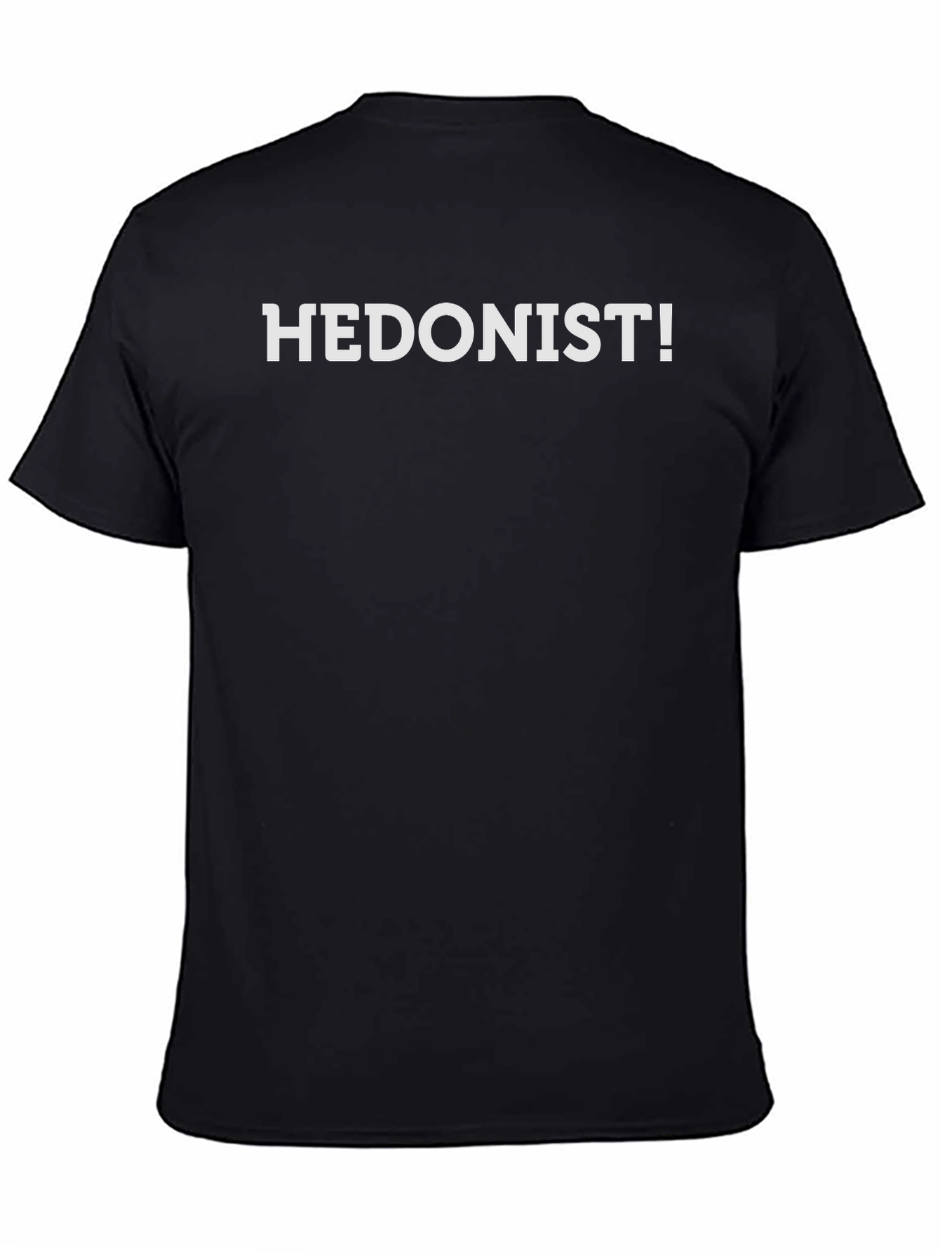 Hedonist! Graphic Tee - Black Casual T-Shirt