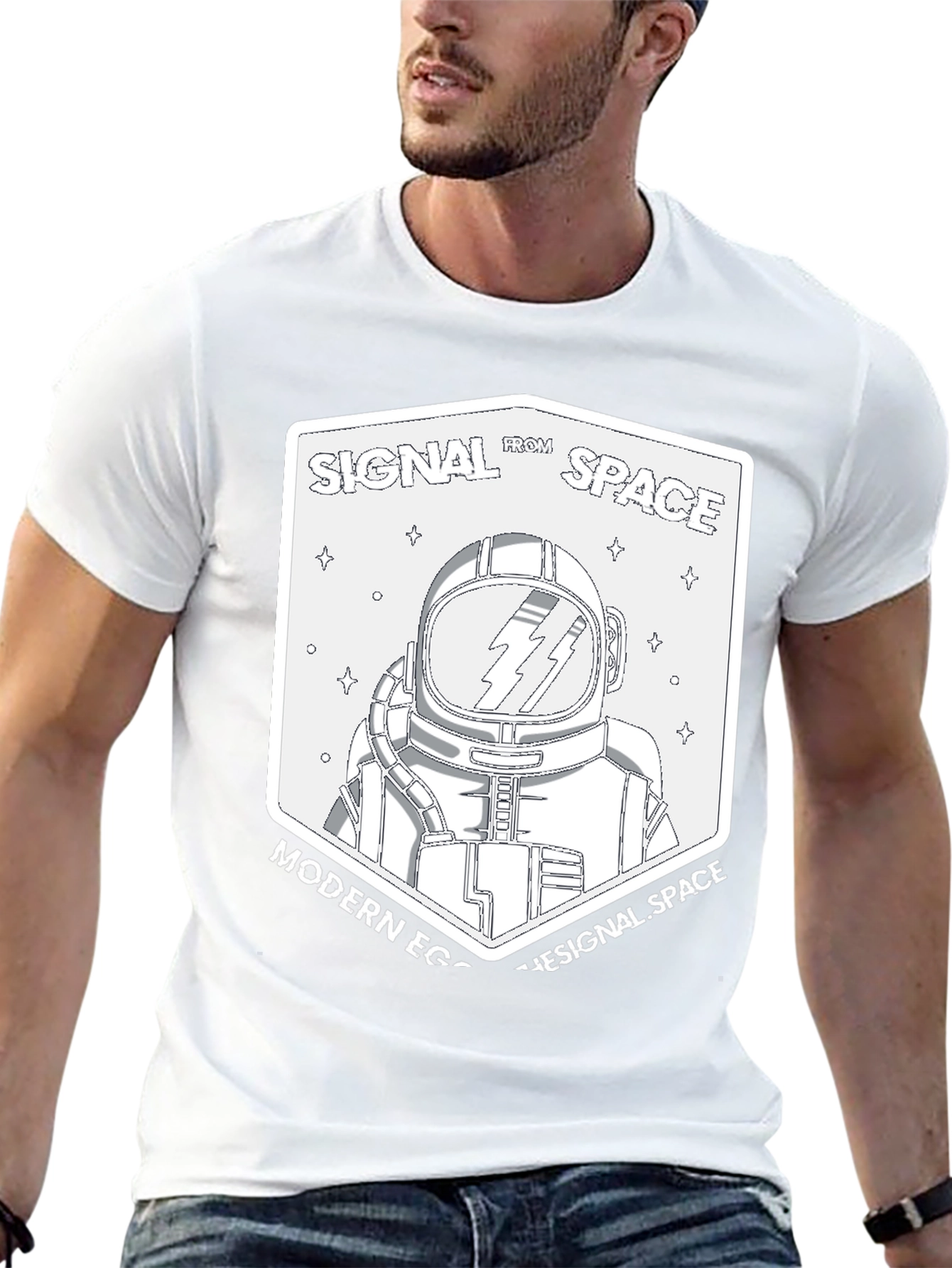 Signal From Space Graphic T-Shirt - Modern Ego