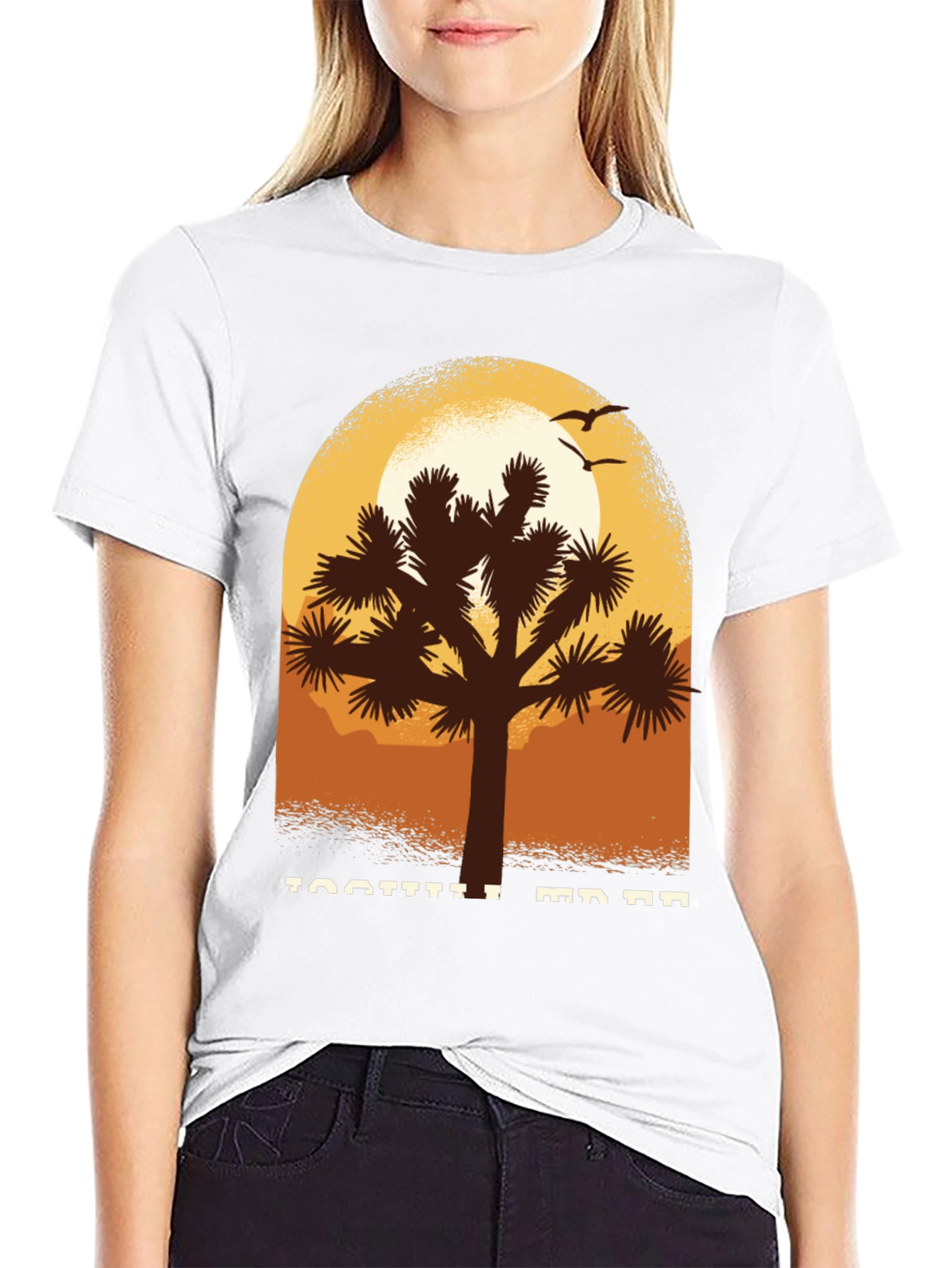Joshua Tree Graphic Tee - Desert Sunset T-Shirt