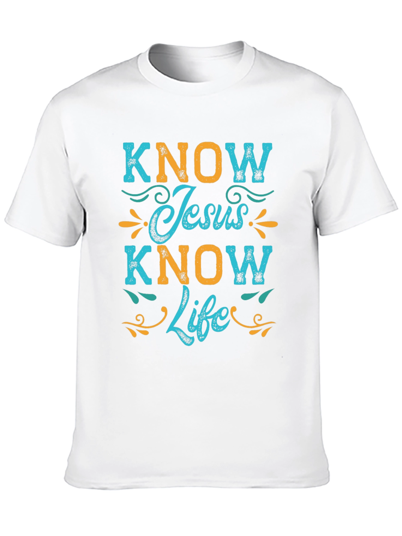 Know Jesus Know Life Graphic T-Shirt