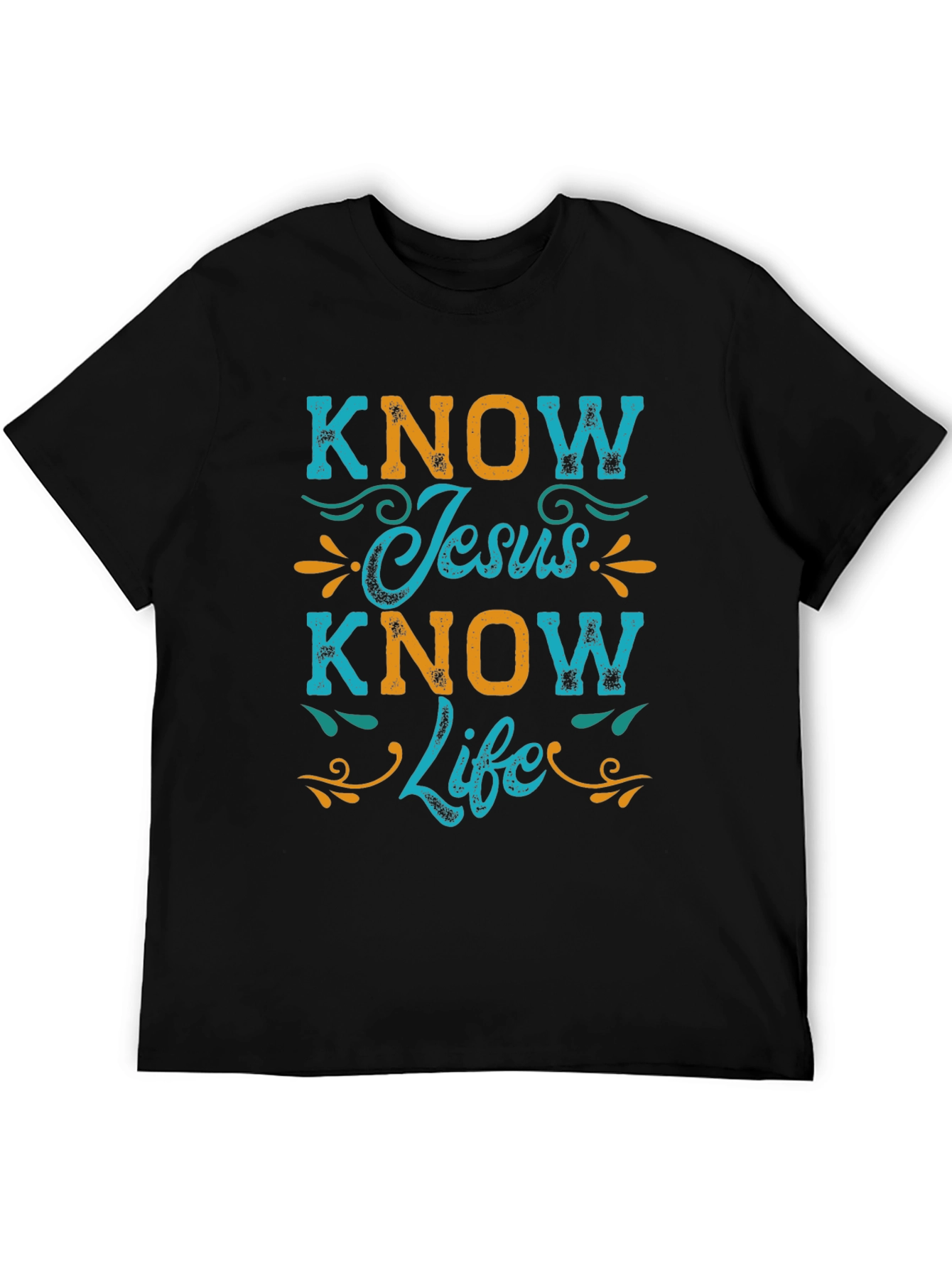 Know Jesus Know Life Graphic T-Shirt