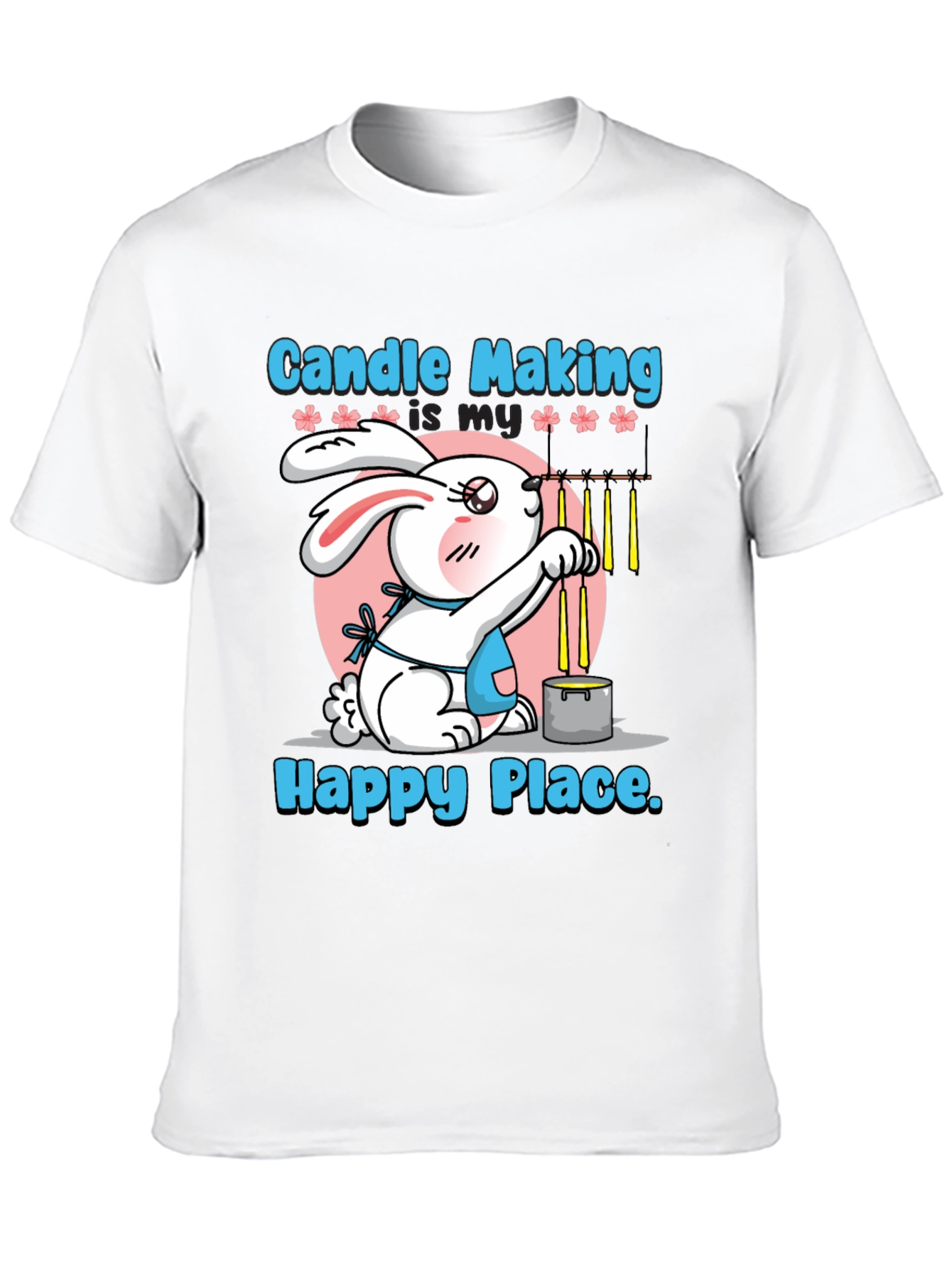 Candle Making Bunny T-Shirt - Craft Lover Tee