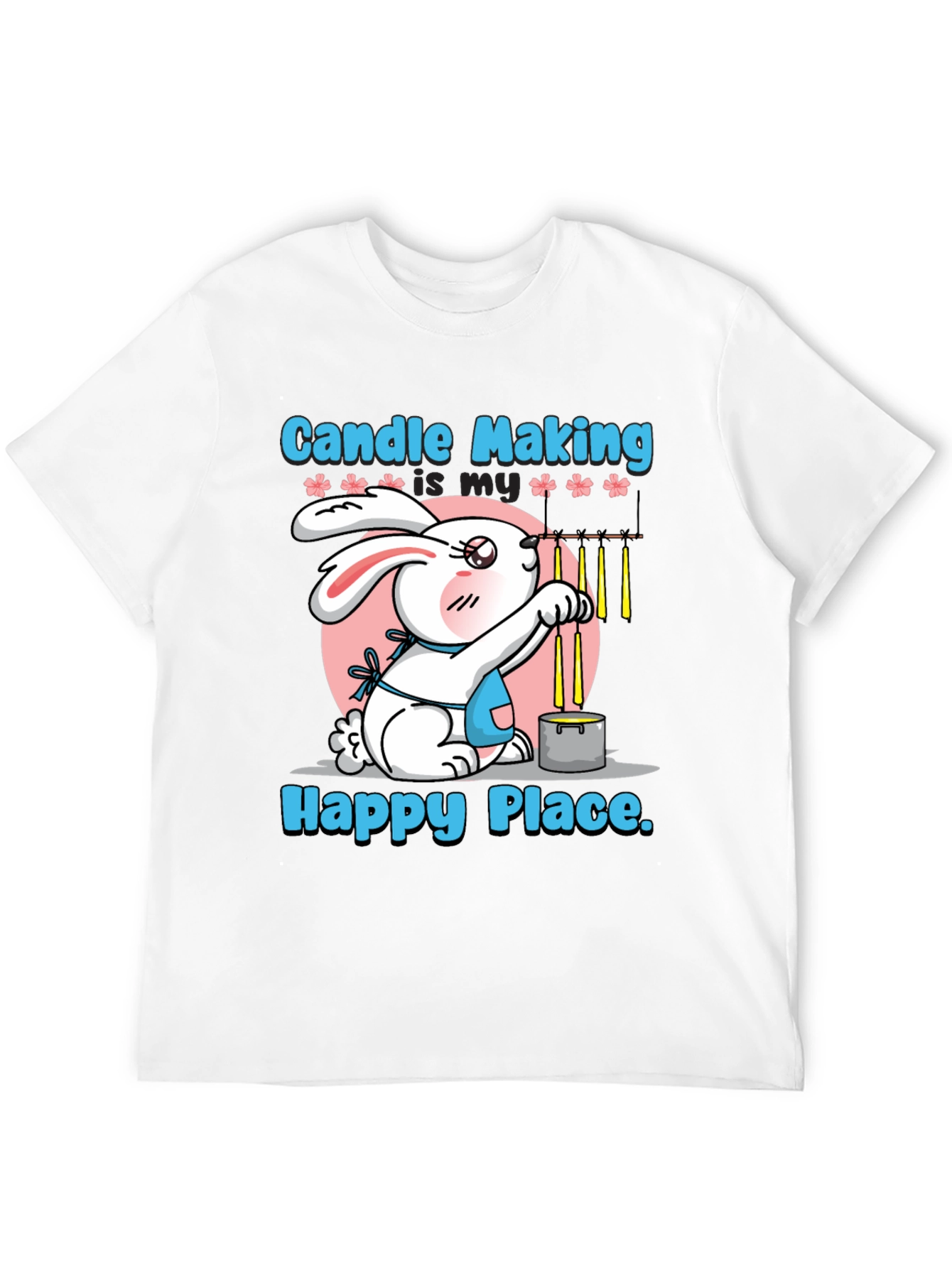 Candle Making Bunny T-Shirt - Craft Lover Tee
