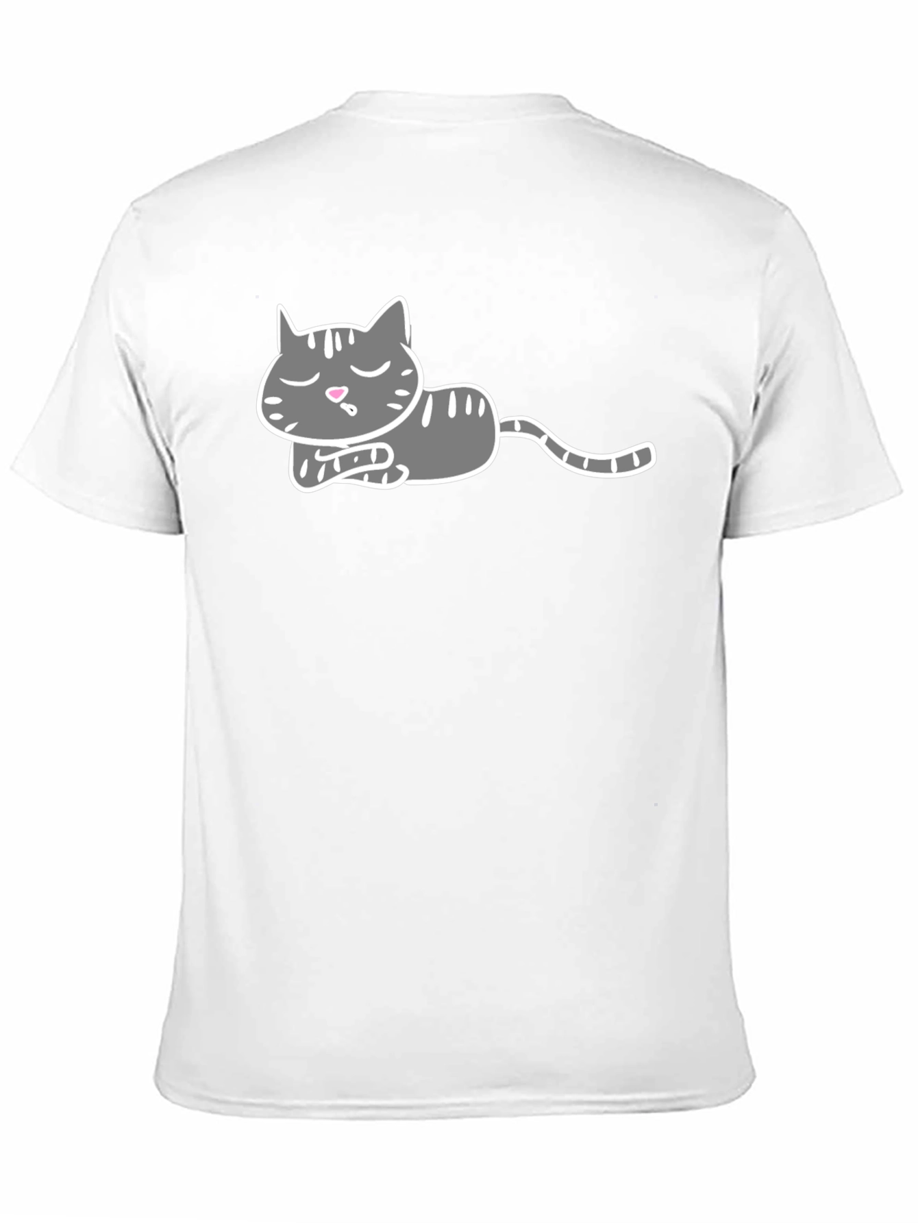 Cute Cat Nap T-Shirt - Relaxed Graphic Tee