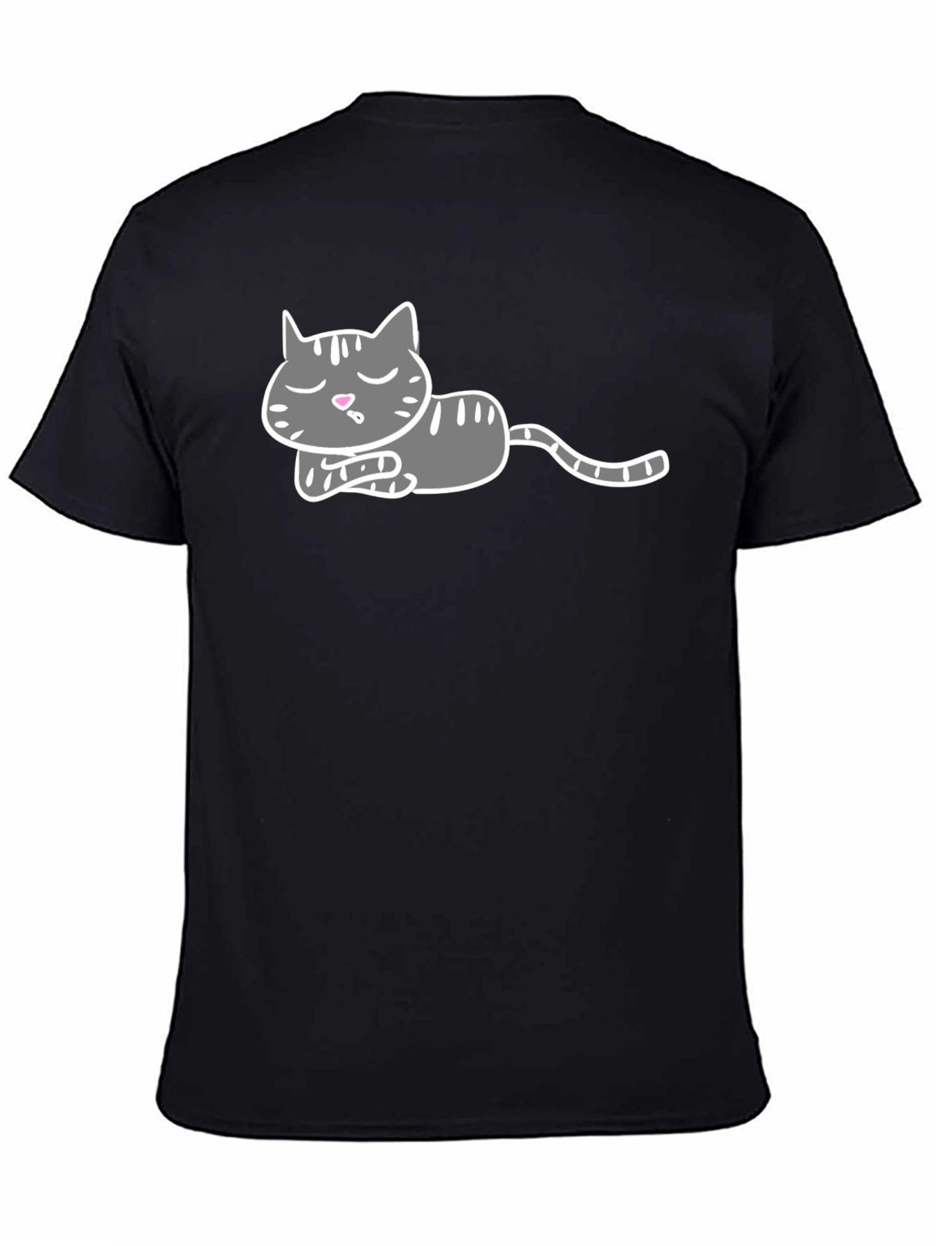 Cute Cat Nap T-Shirt - Relaxed Graphic Tee