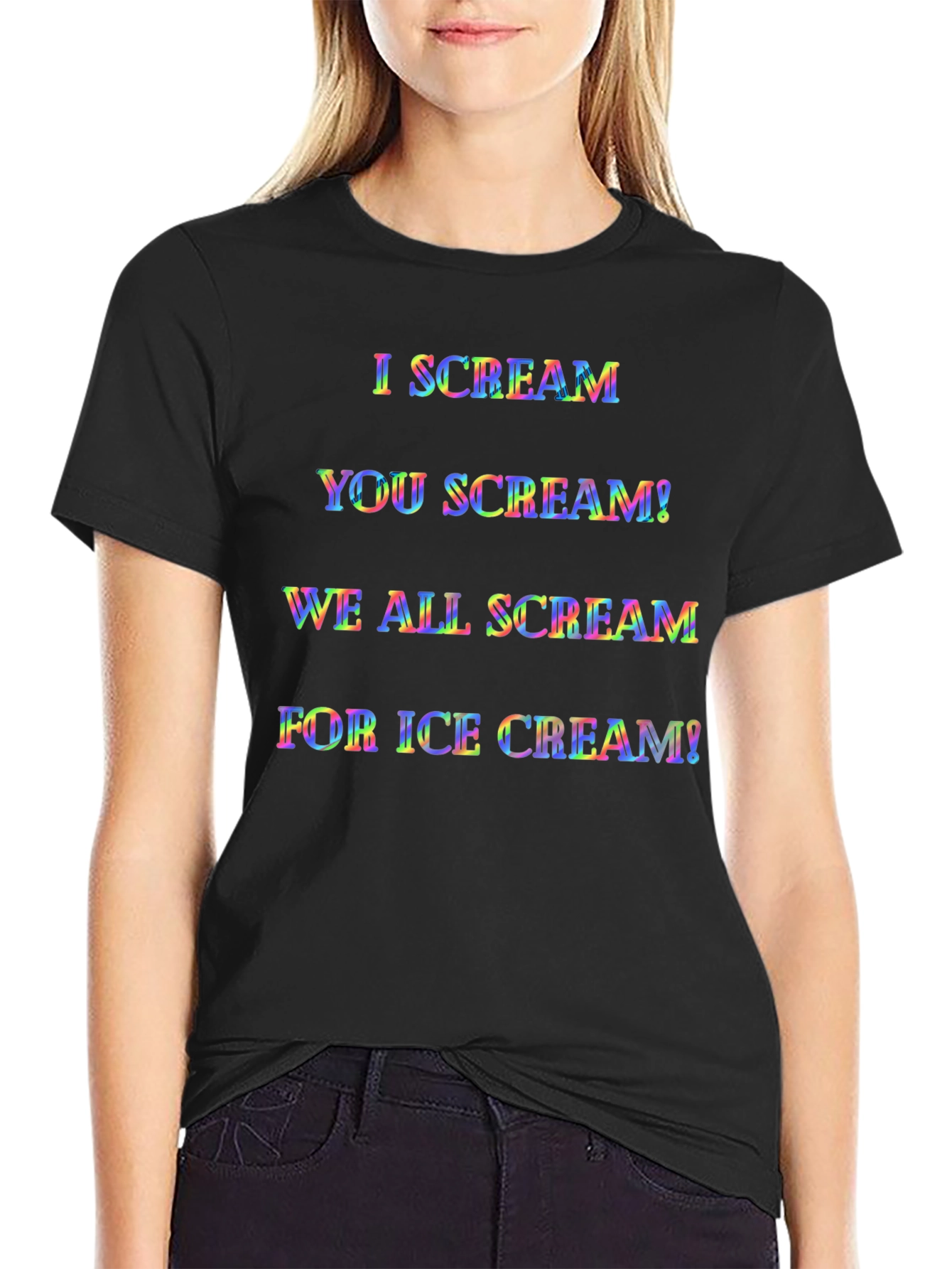 Ice Cream Lovers Rainbow T-Shirt