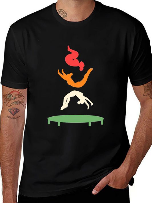 Gymnast Trampoline Graphic Tee