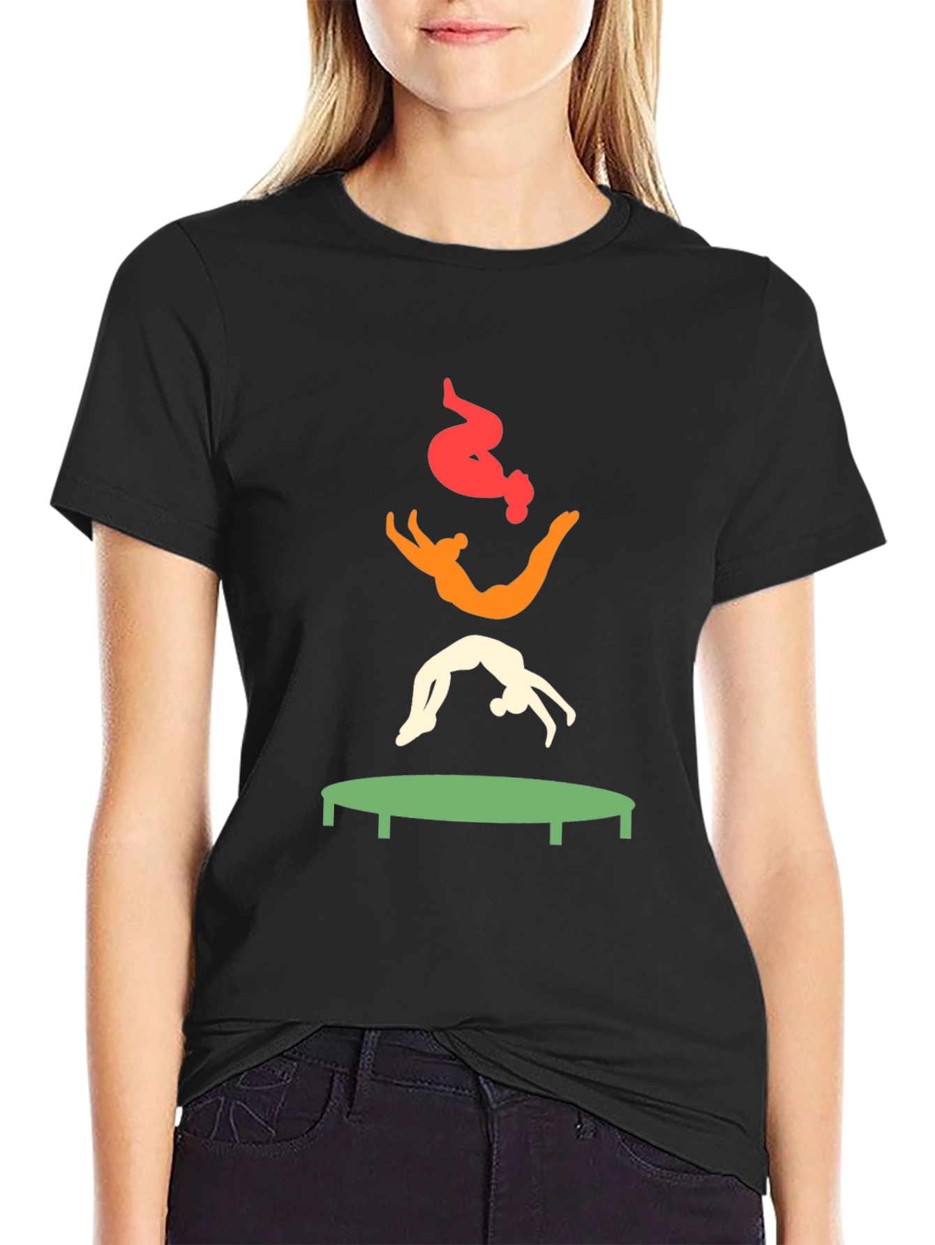 Gymnast Trampoline Graphic Tee