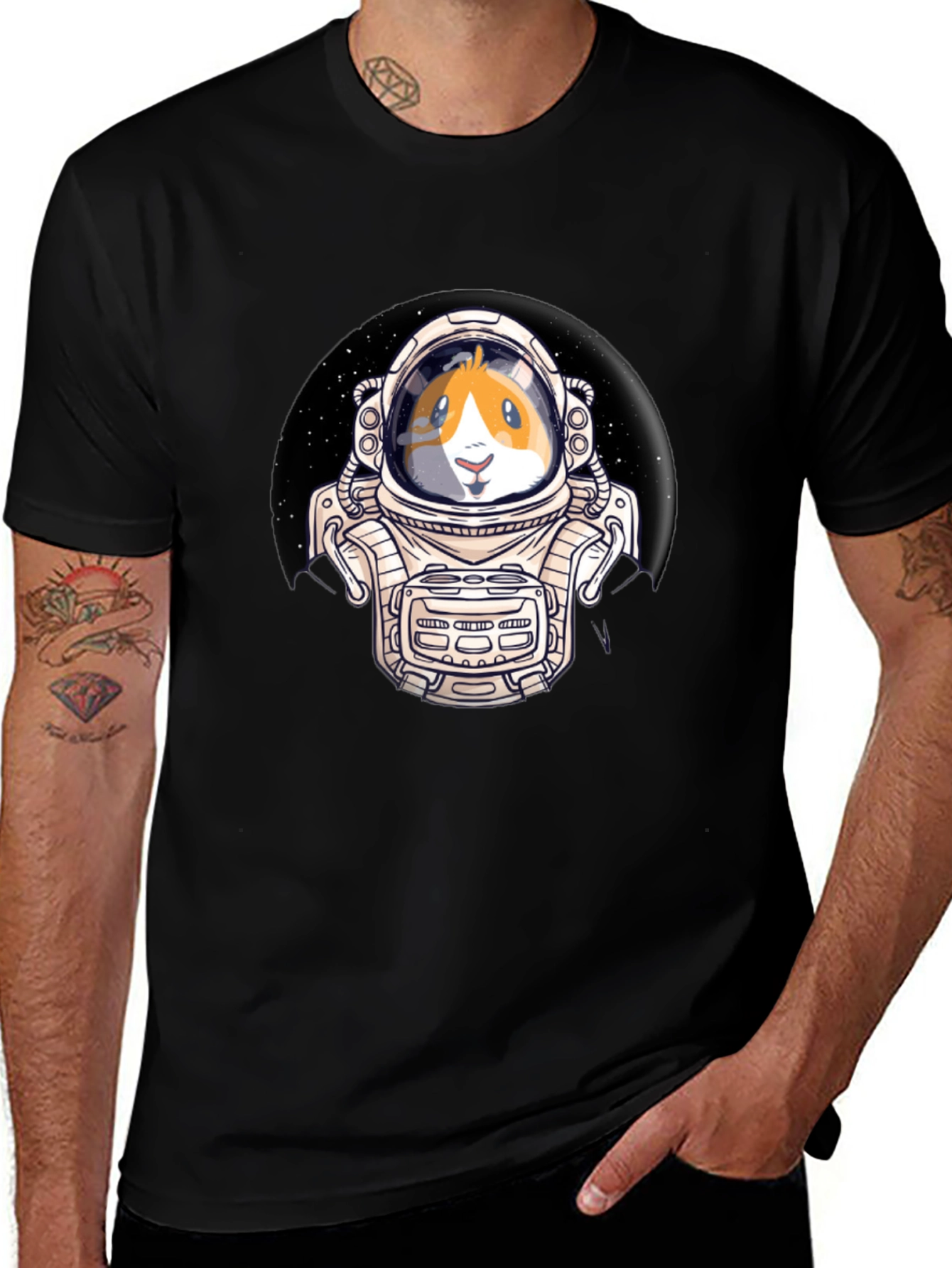 Guinea Pig Astronaut T-Shirt
