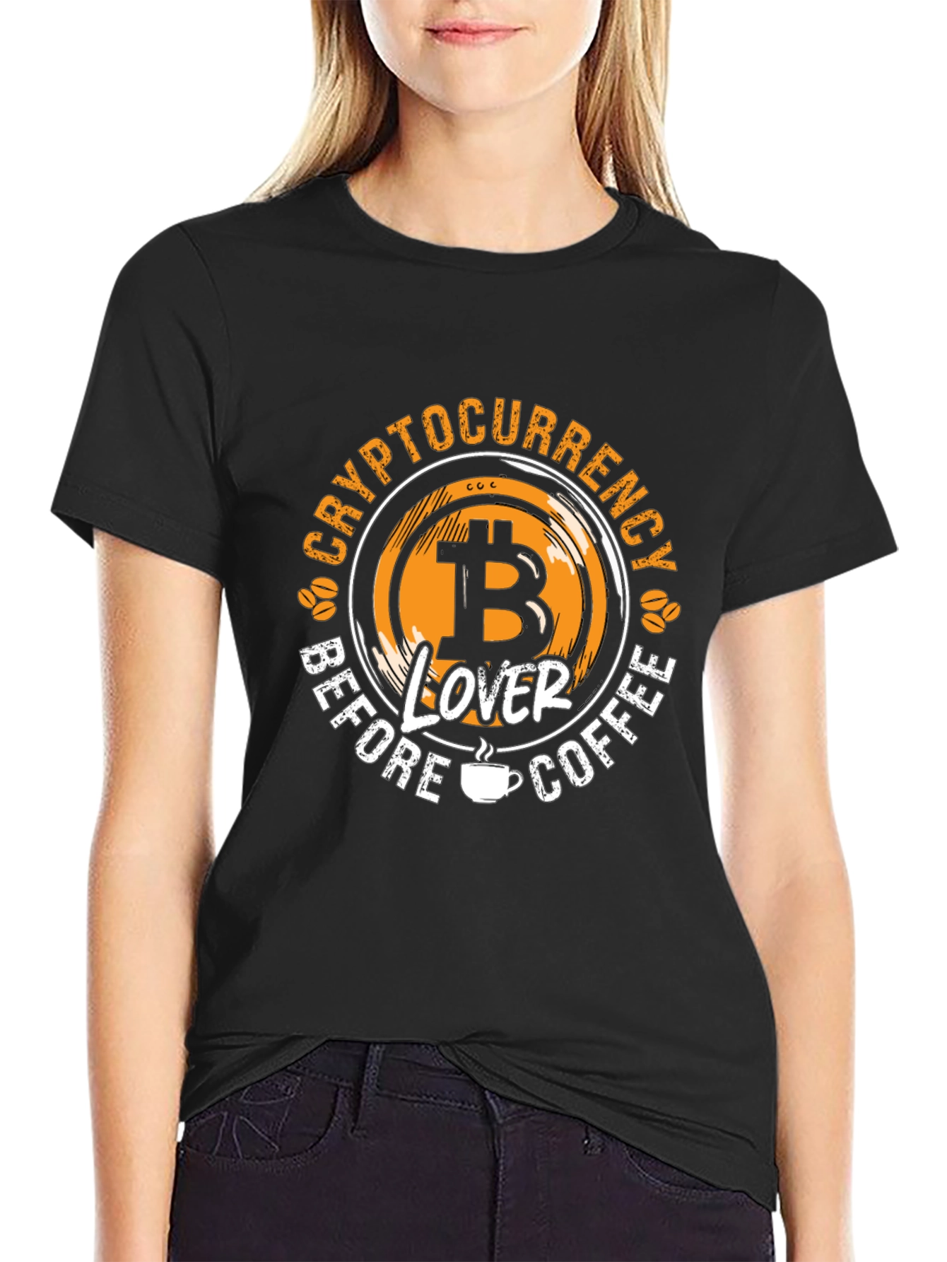 Crypto Before Coffee T-Shirt | Bitcoin Lover Tee