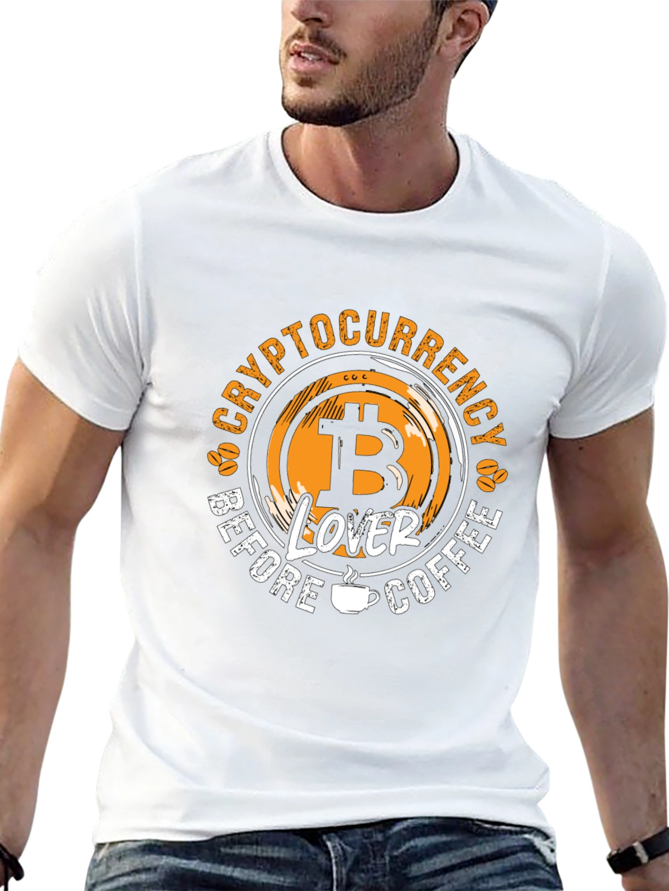 Crypto Before Coffee T-Shirt | Bitcoin Lover Tee