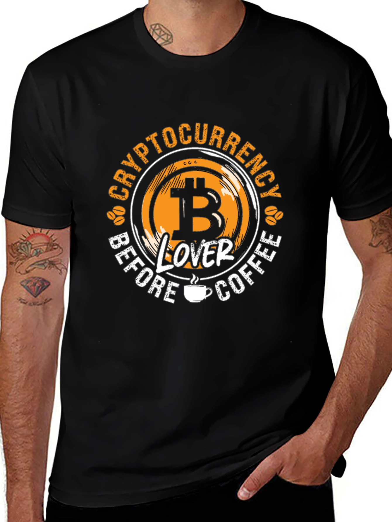 Crypto Before Coffee T-Shirt | Bitcoin Lover Tee