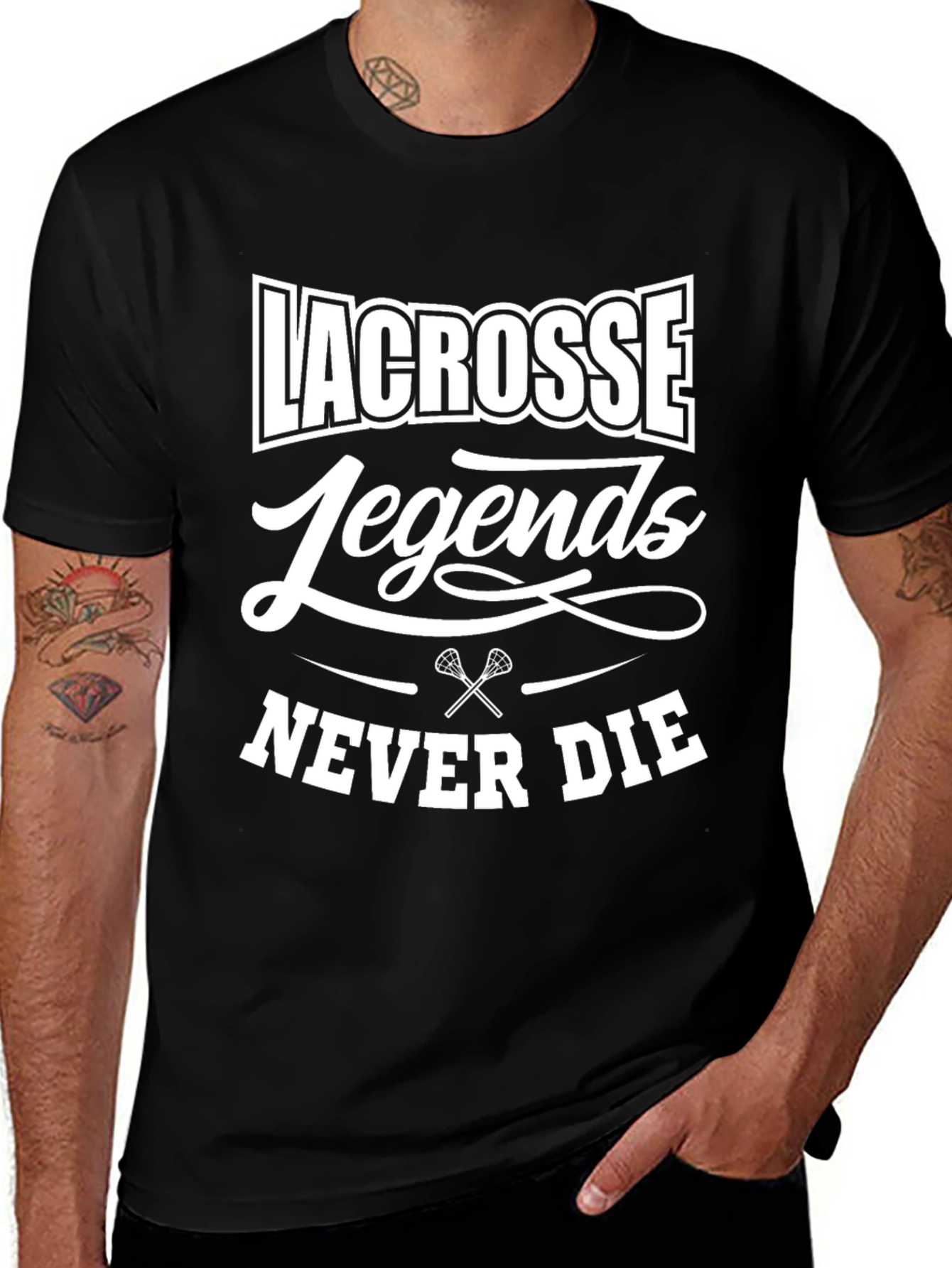 Lacrosse Legends Never Die T-Shirt
