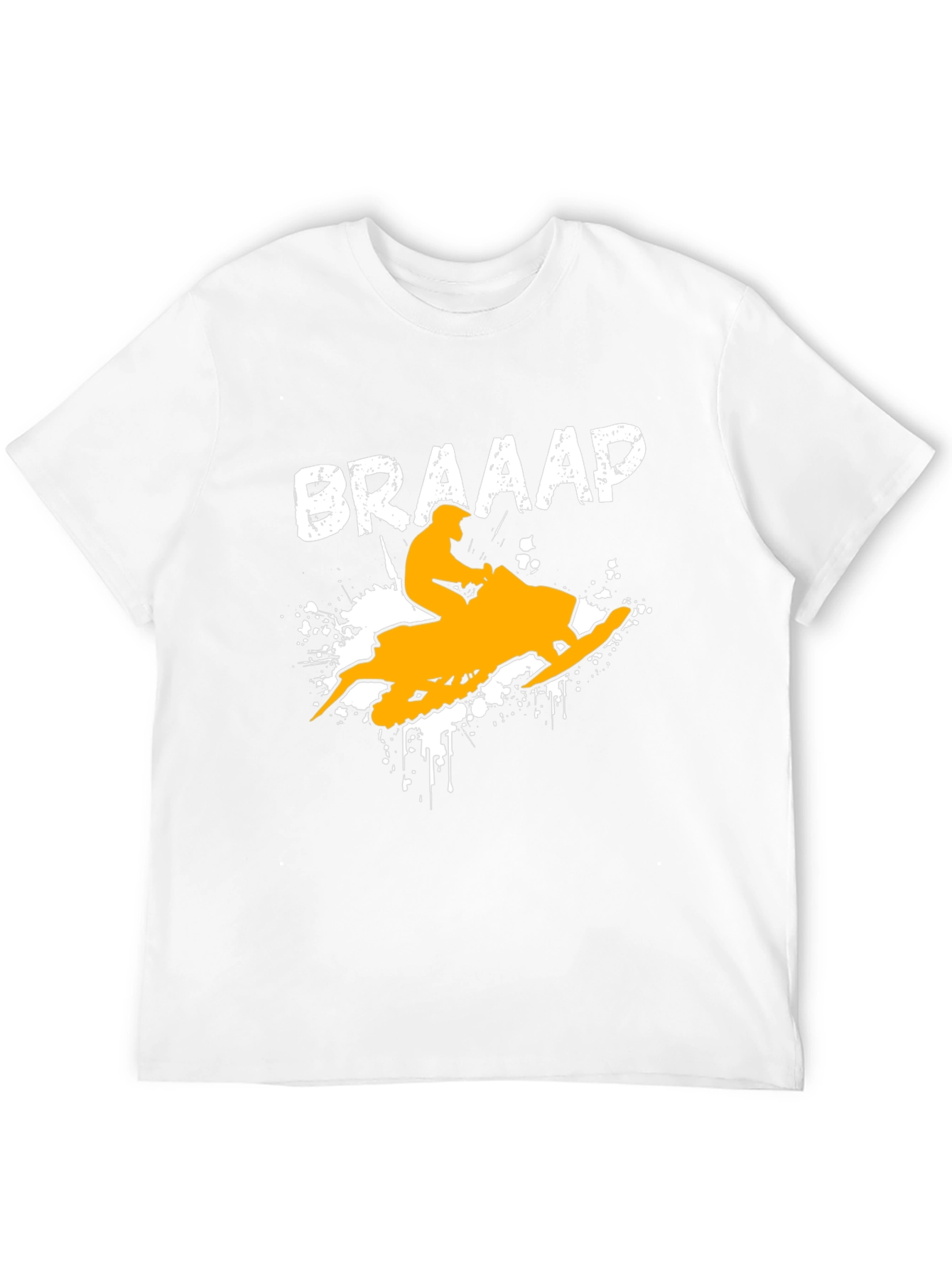 Braaap Snowmobile T-Shirt - Black