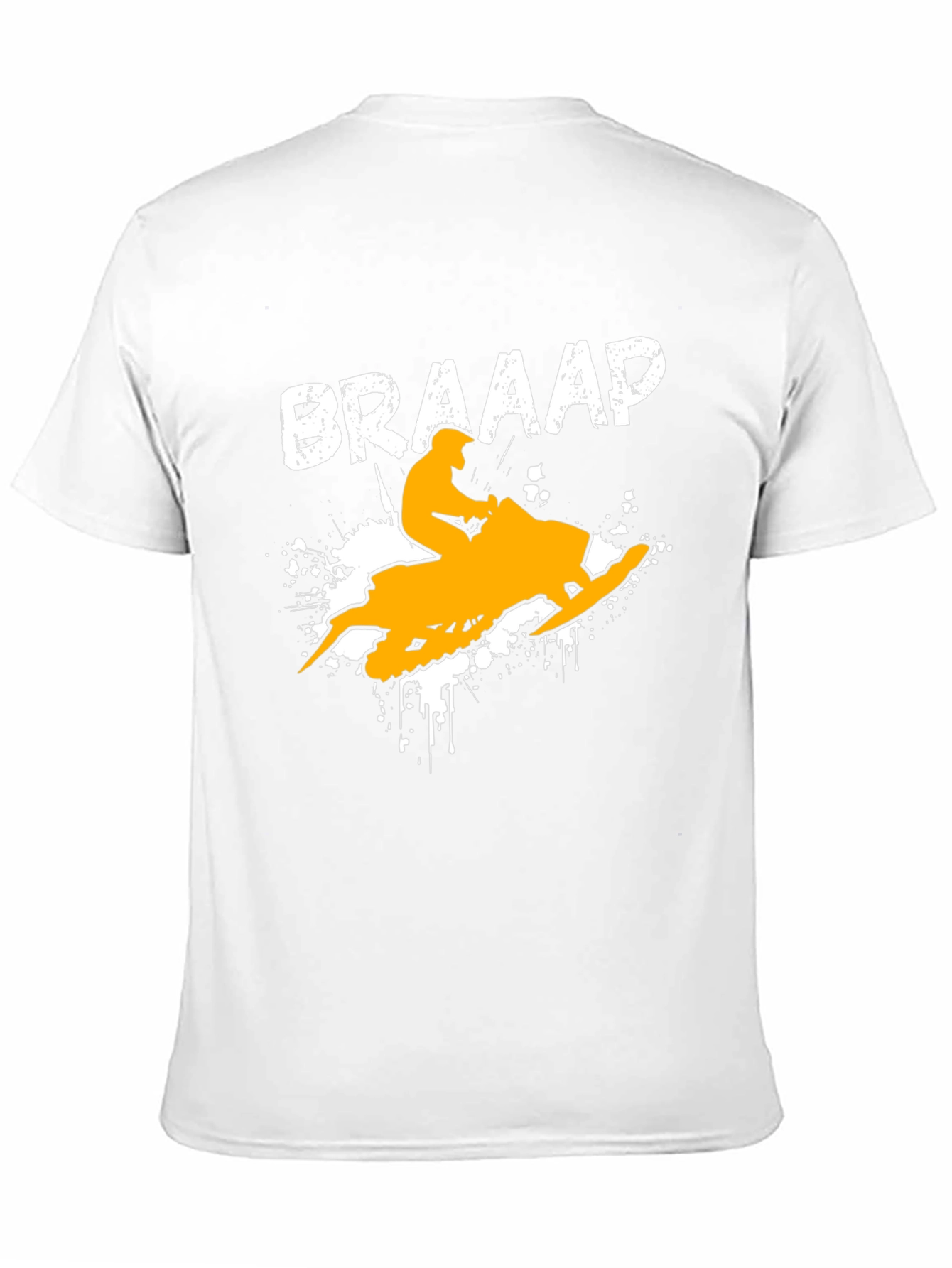 Braaap Snowmobile T-Shirt - Black
