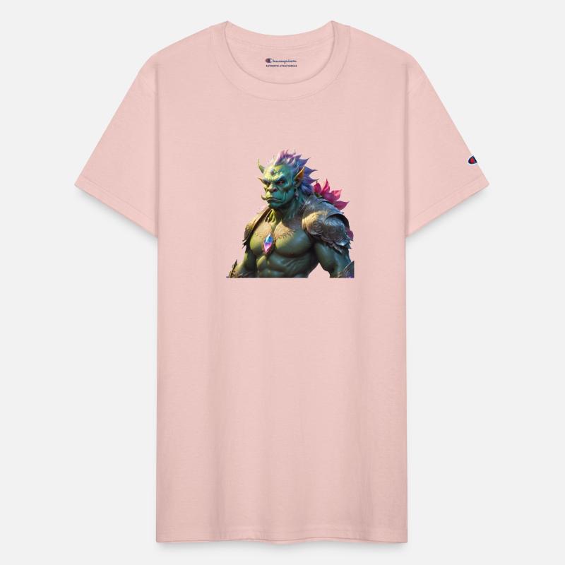 Rainbow colored orc male