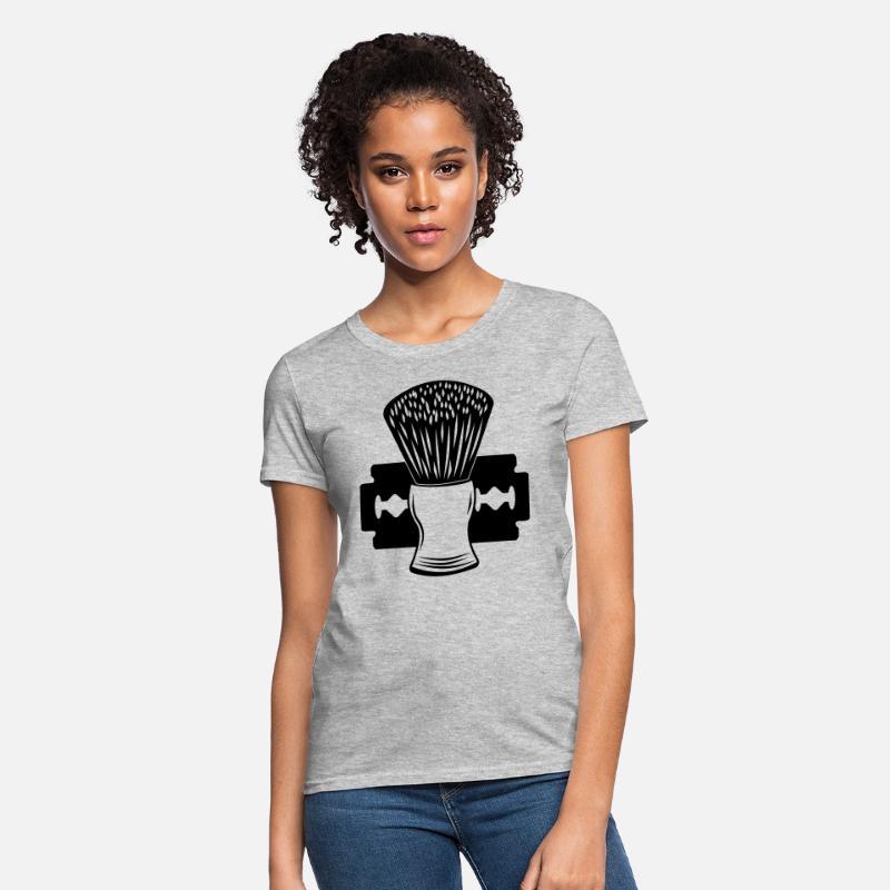 Razor blade and shaving brush