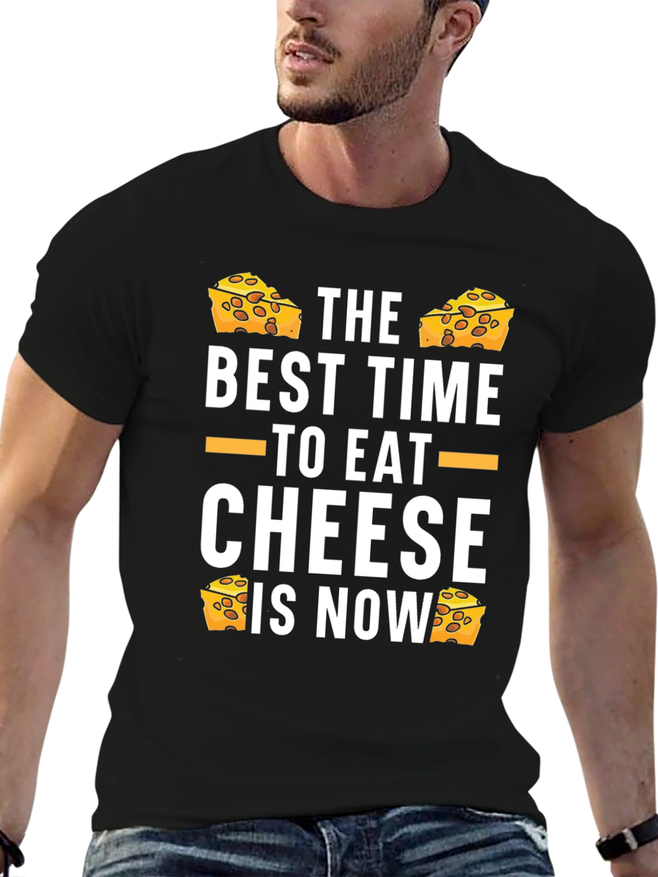Funny Cheese Lover Graphic T-Shirt