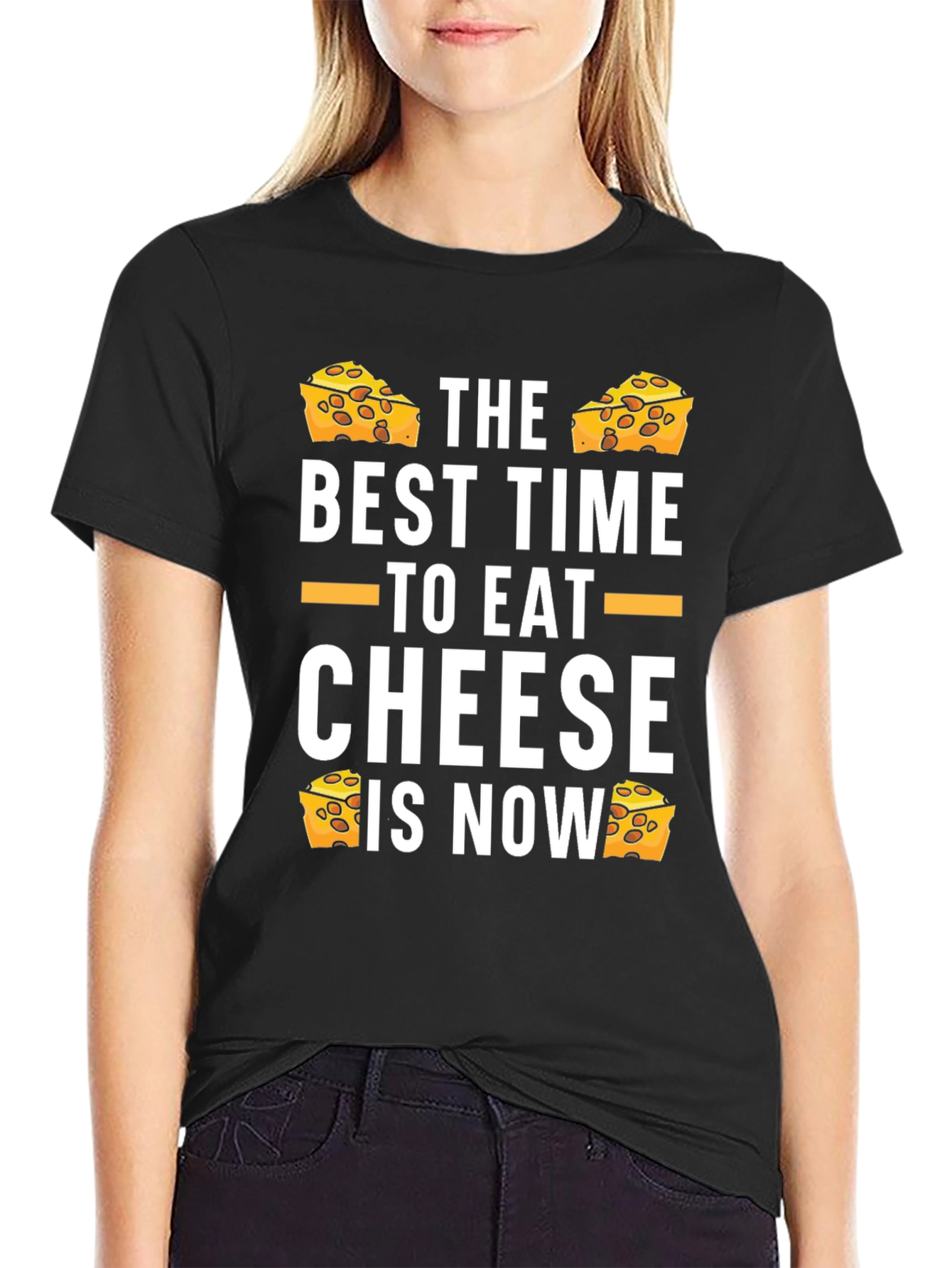Funny Cheese Lover Graphic T-Shirt