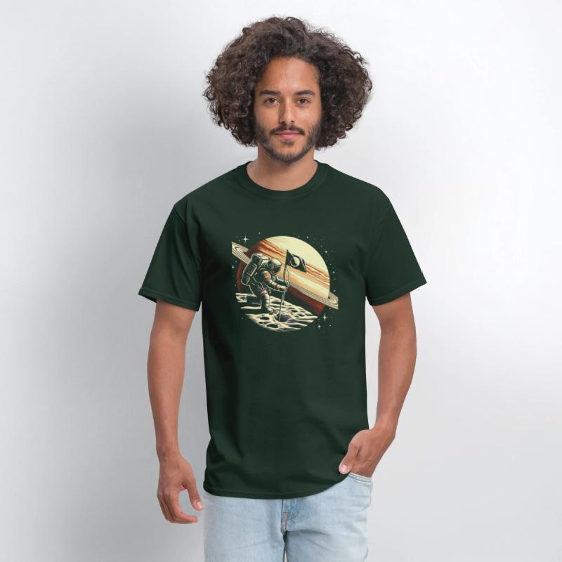 Retro Astronaut on Planet Space Adventure 4