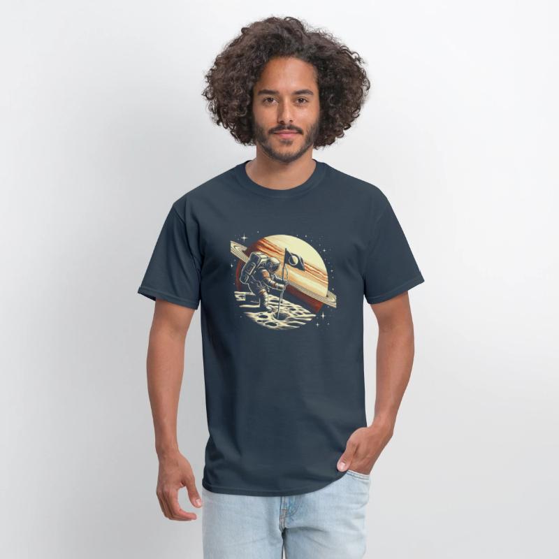 Retro Astronaut on Planet Space Adventure 4