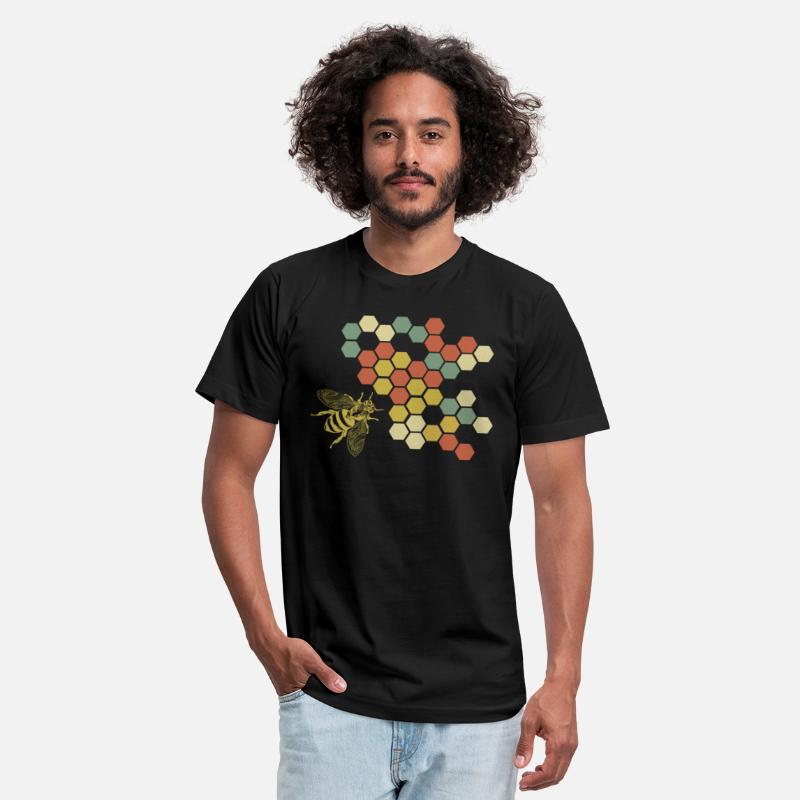 Retro Honeycomb Beekeeper