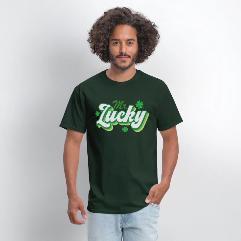 Retro Mr Lucky Clover Shamlock St. Patrick's Day