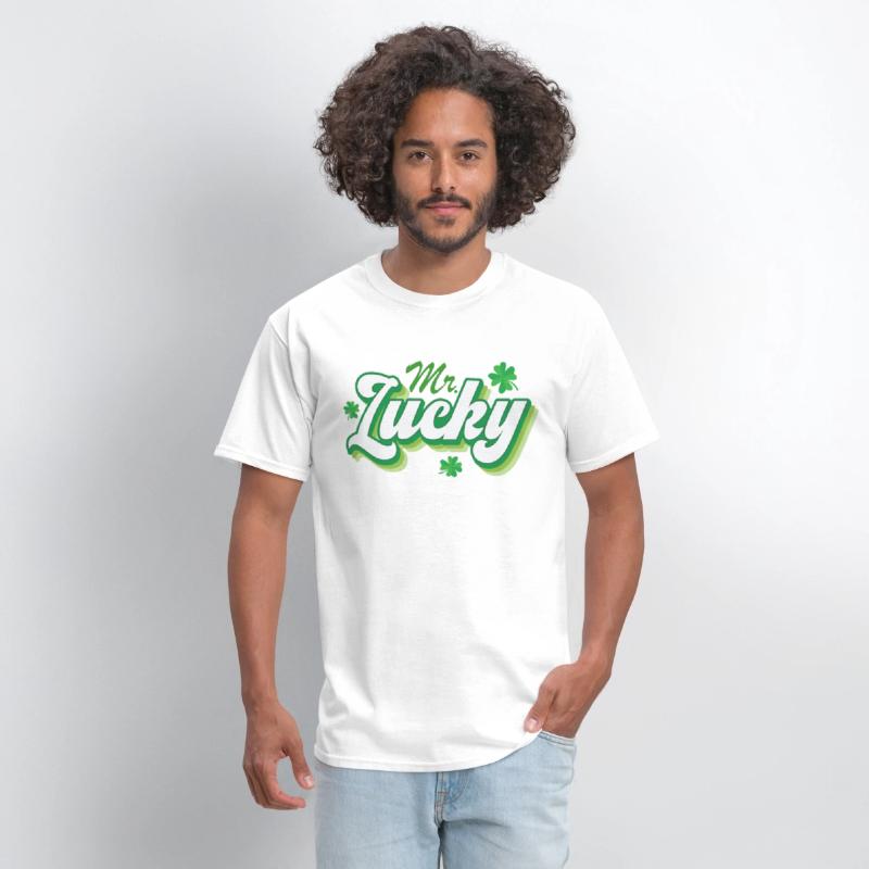 Retro Mr Lucky Clover Shamlock St. Patrick's Day