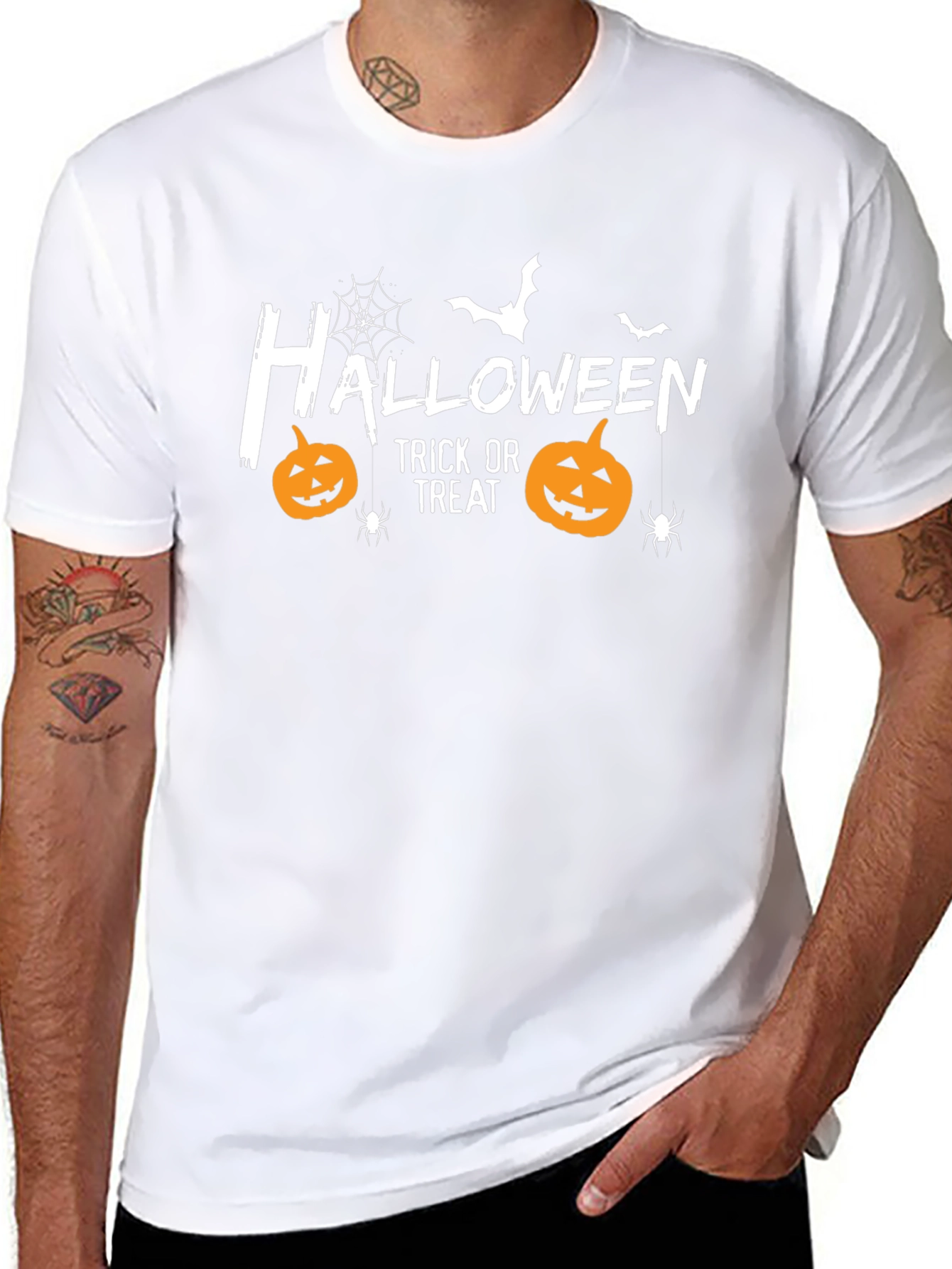 Halloween Trick or Treat Graphic T-Shirt
