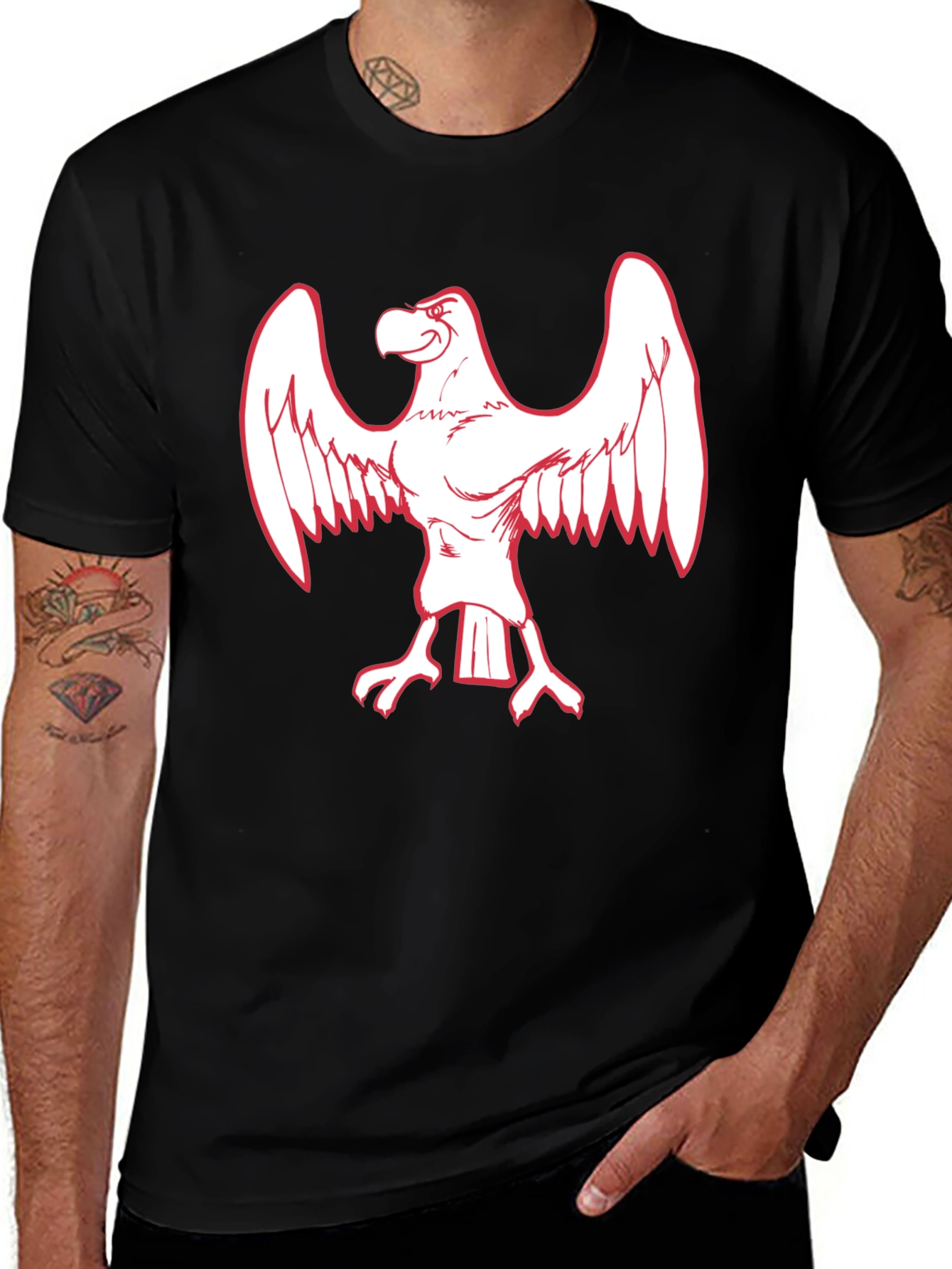 Eagle Graphic Black T-Shirt