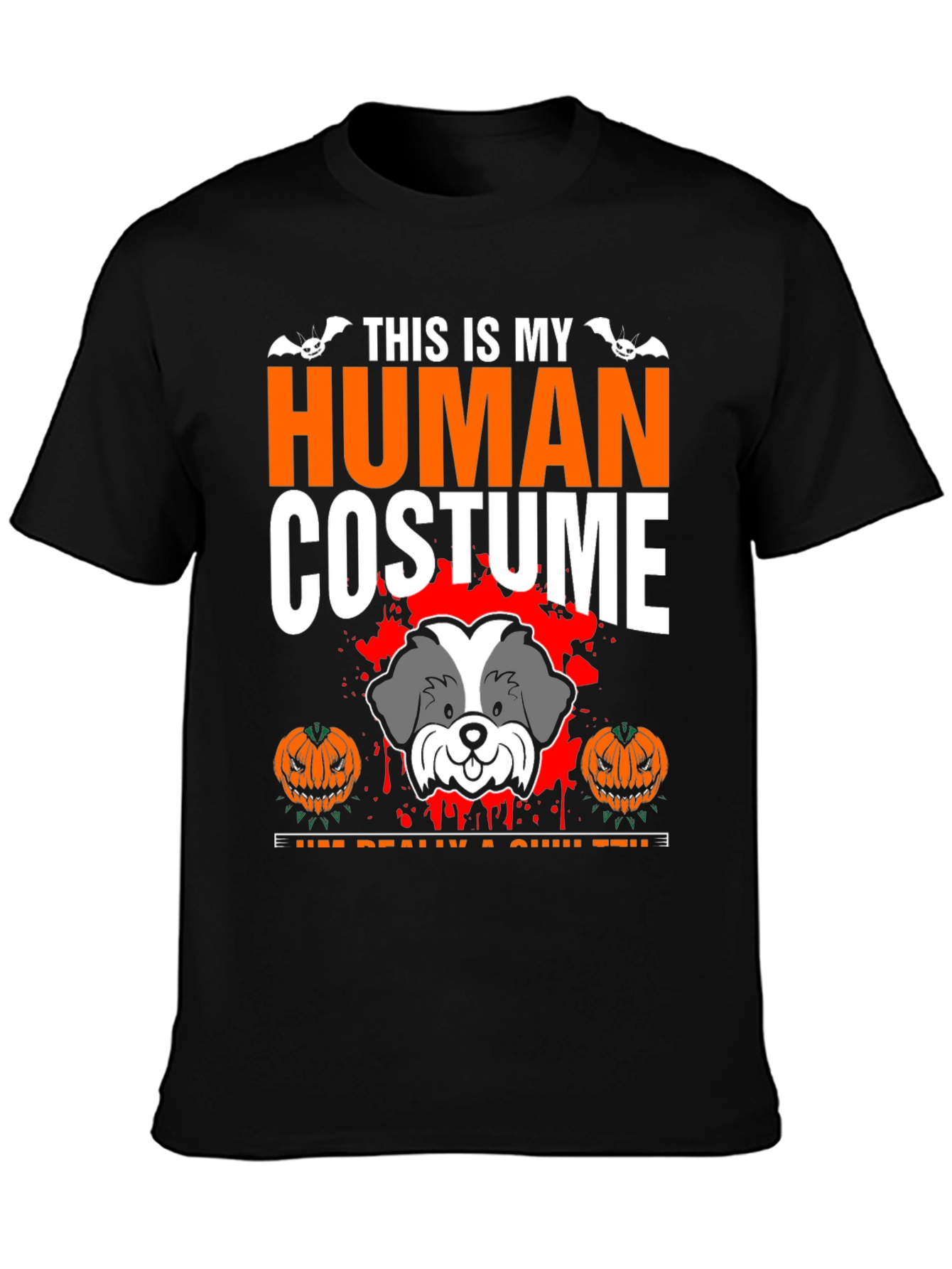 Halloween Dog Costume T-Shirt