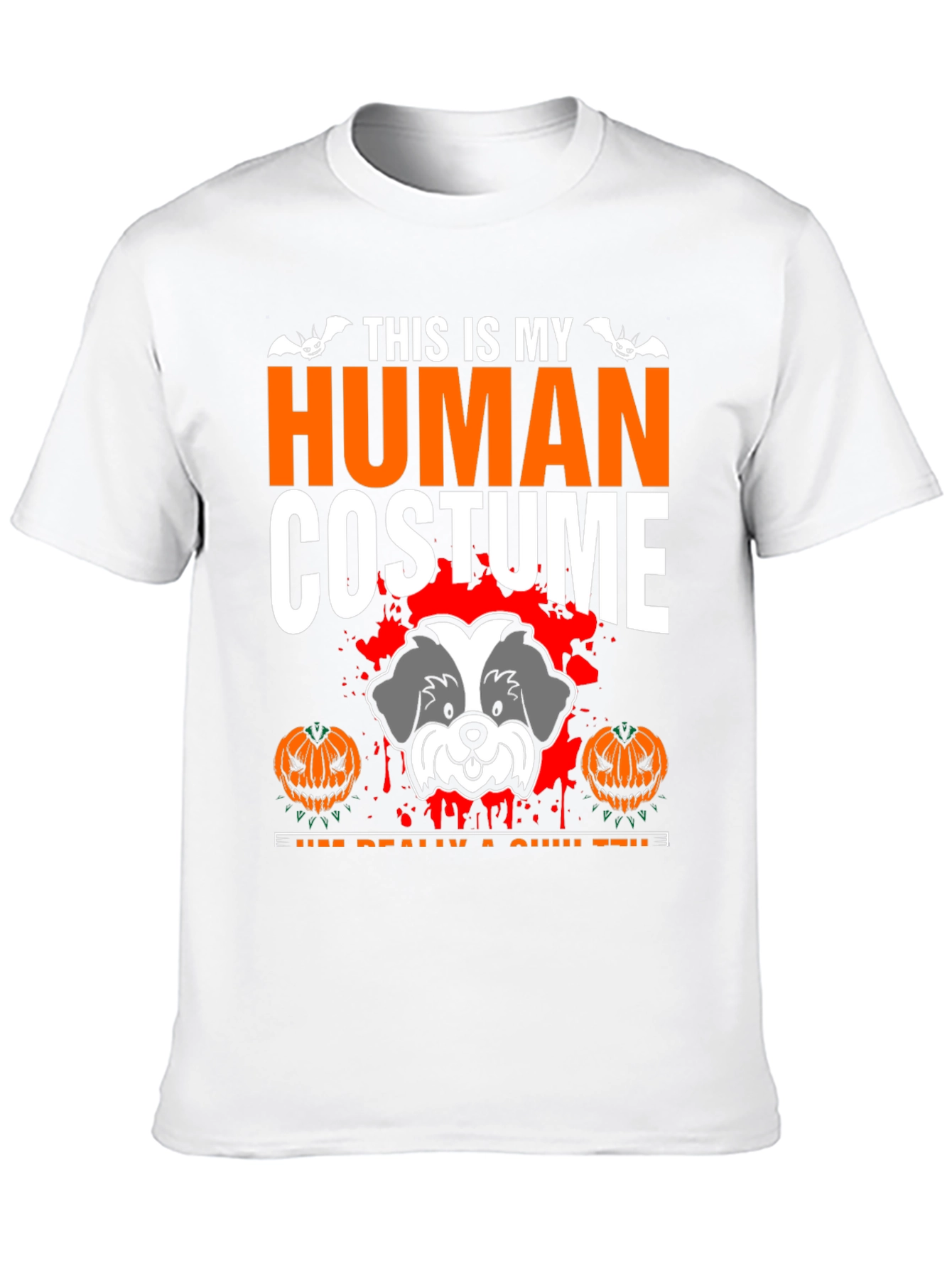 Halloween Dog Costume T-Shirt