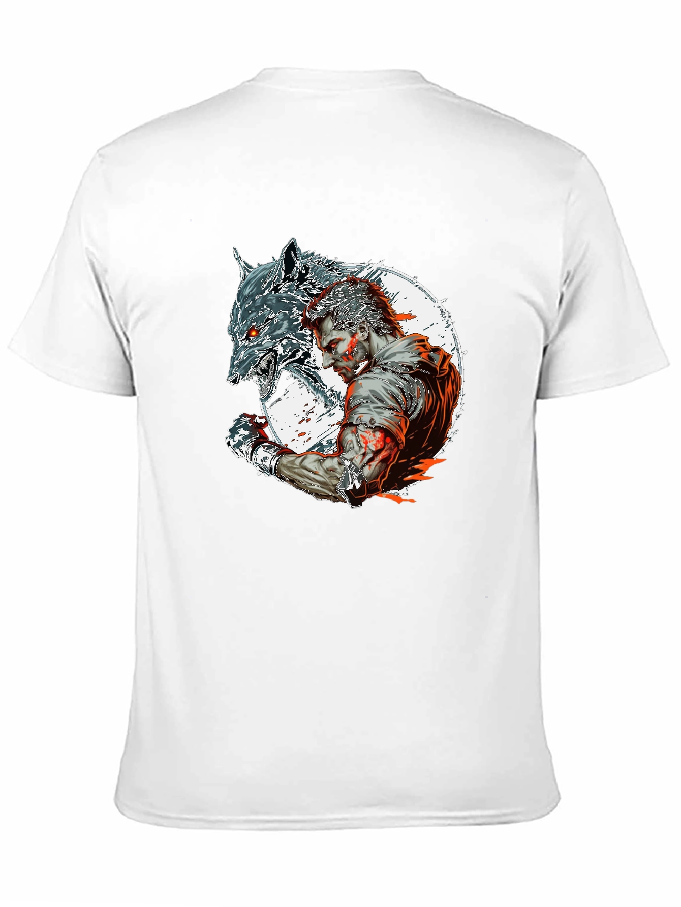Wolfman Graphic Tee - Black Short Sleeve