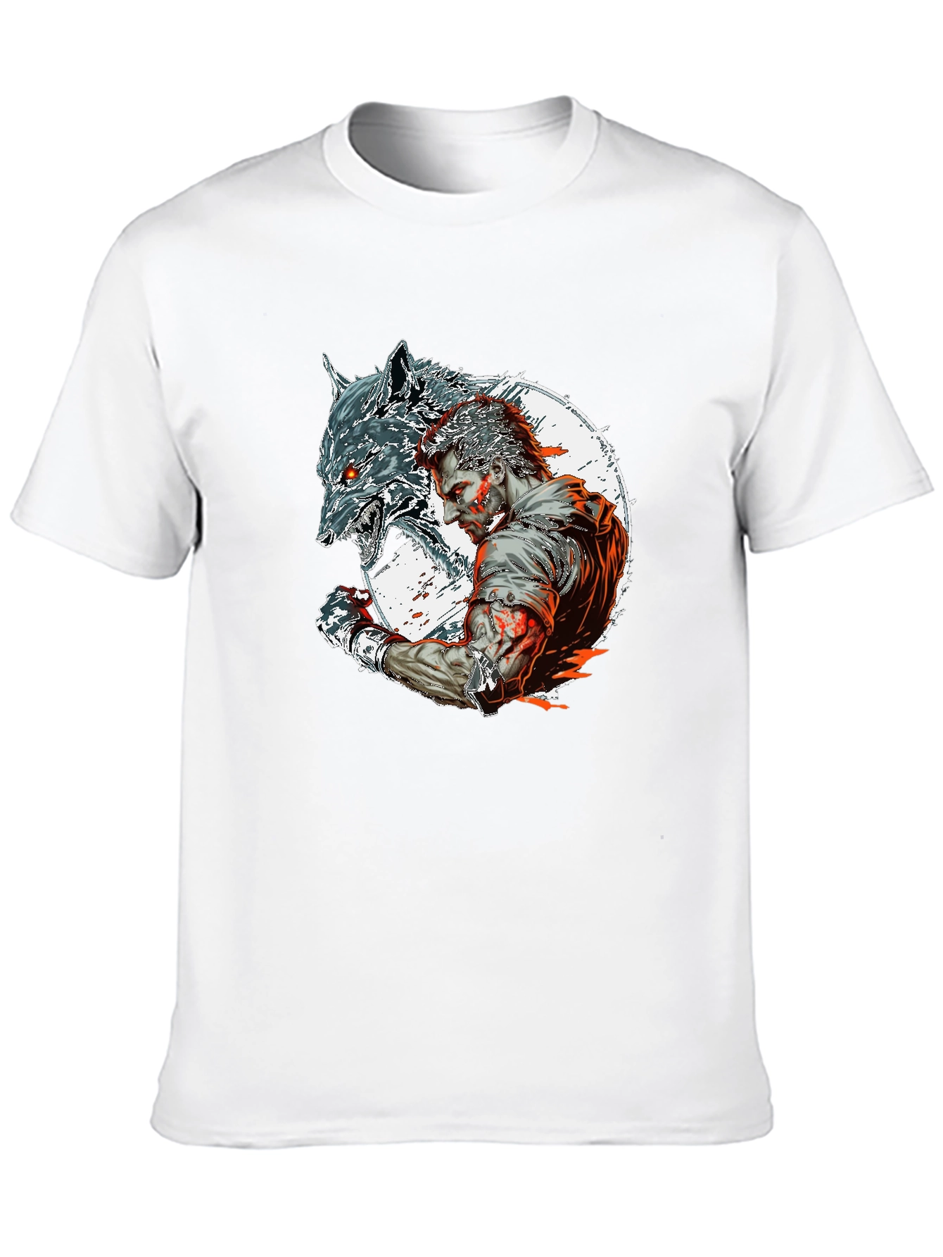 Wolfman Graphic Tee - Black Short Sleeve