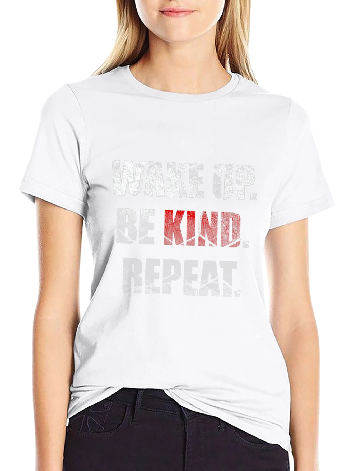 Wake Up Be Kind Repeat Graphic Tee