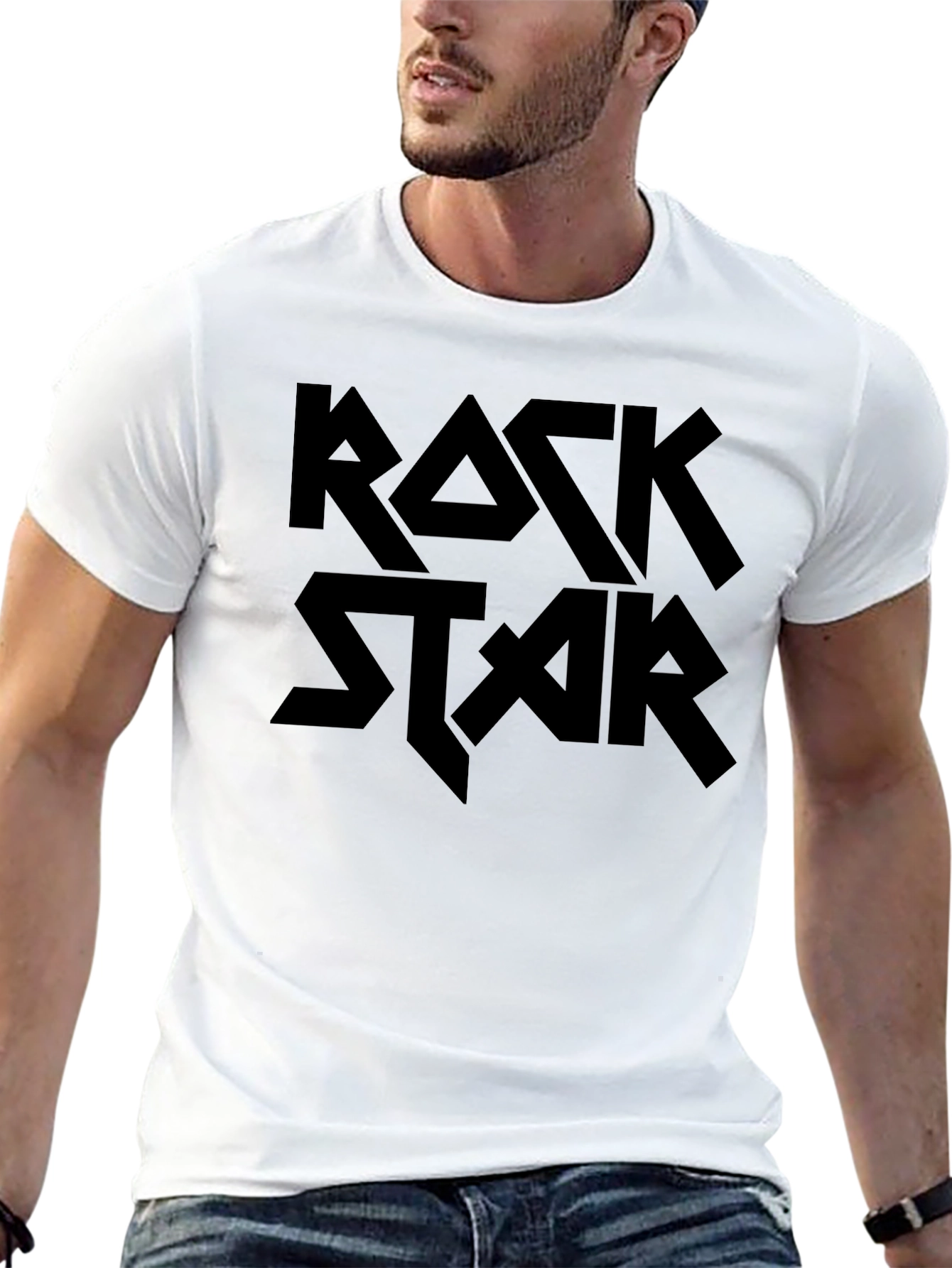 Rock Star Graphic Tee - Black