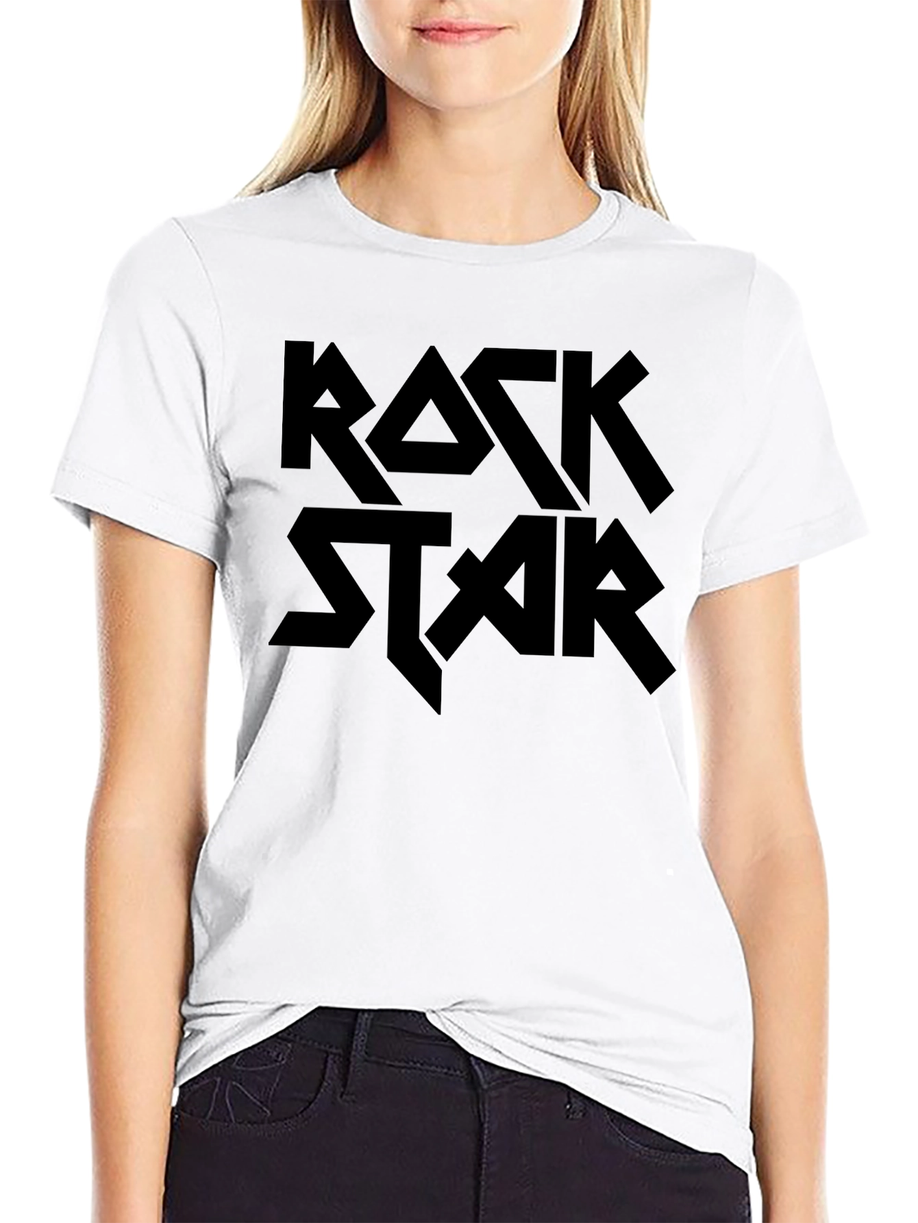Rock Star Graphic Tee - Black