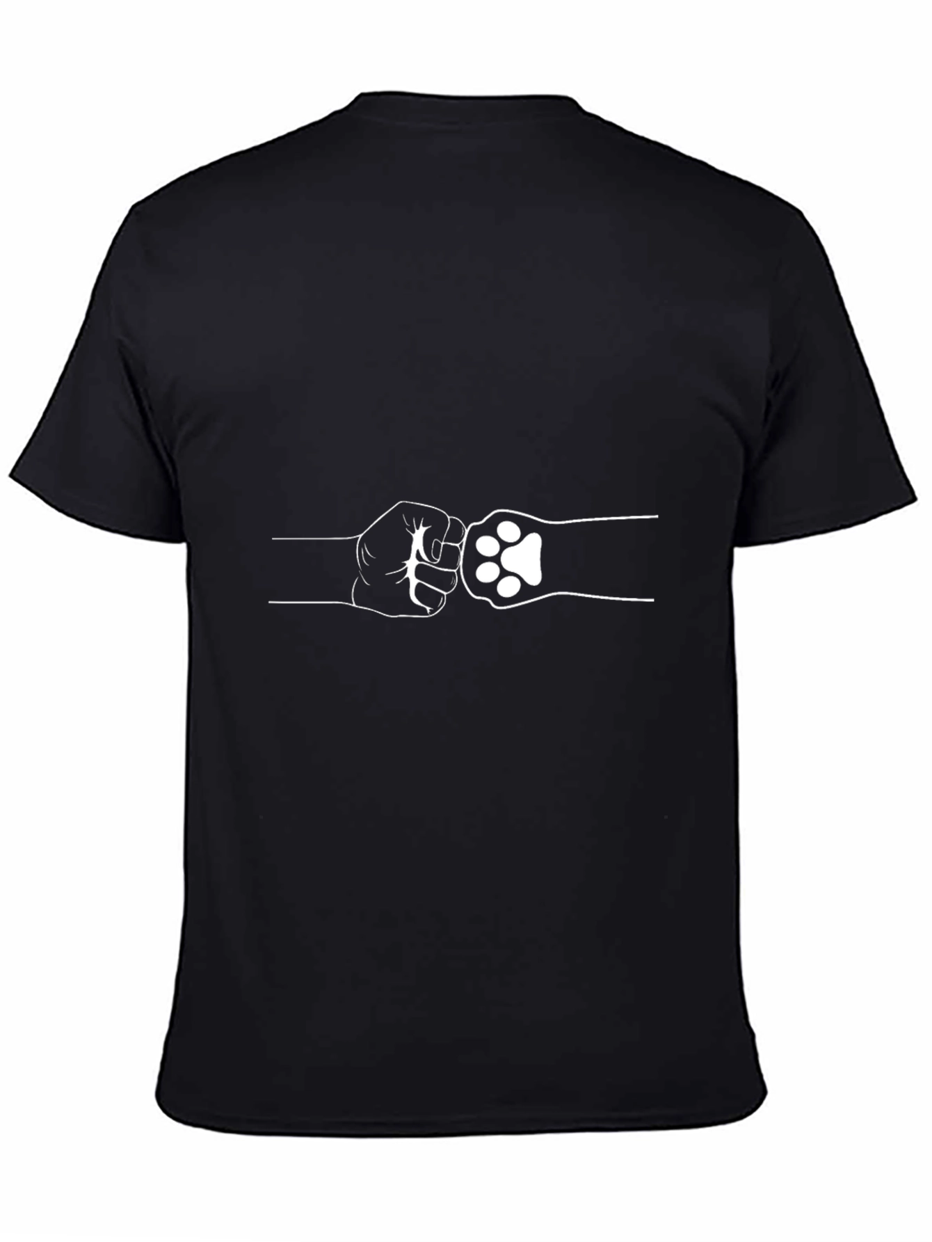 Cool Cat Paw Fist Bump Graphic Tee