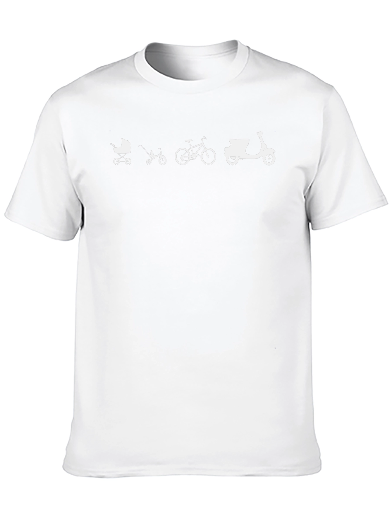 Evolution of Wheels T-Shirt - Black Graphic Tee