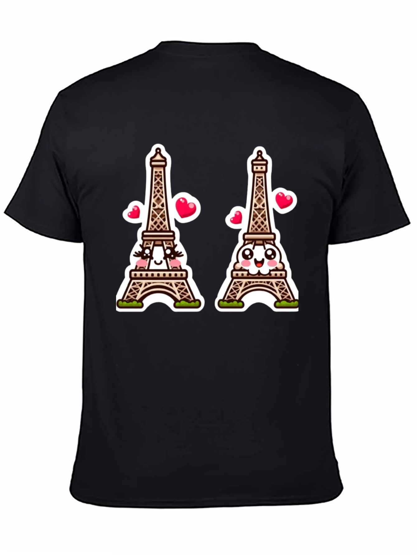 Parisian Love T-Shirt Eiffel Tower Cartoon