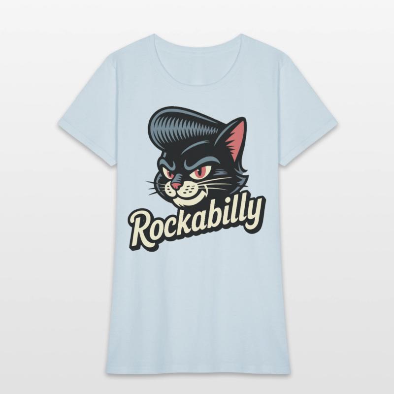 Rockabilly Cat – Retro Pompadour Feline