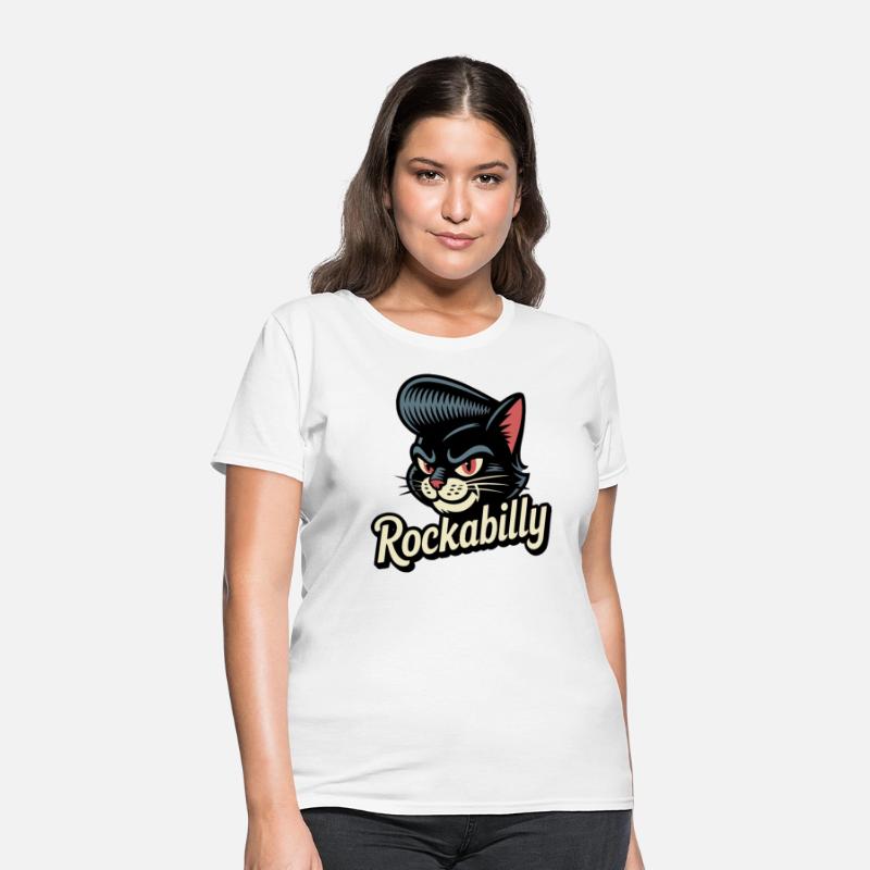 Rockabilly Cat – Retro Pompadour Feline