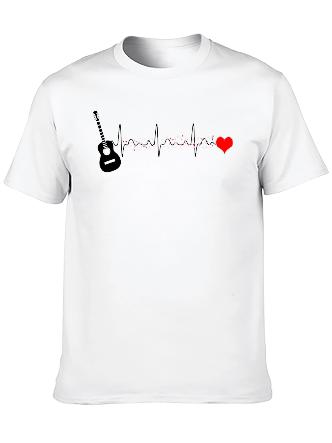 Guitar Heartbeat Graphic Tee