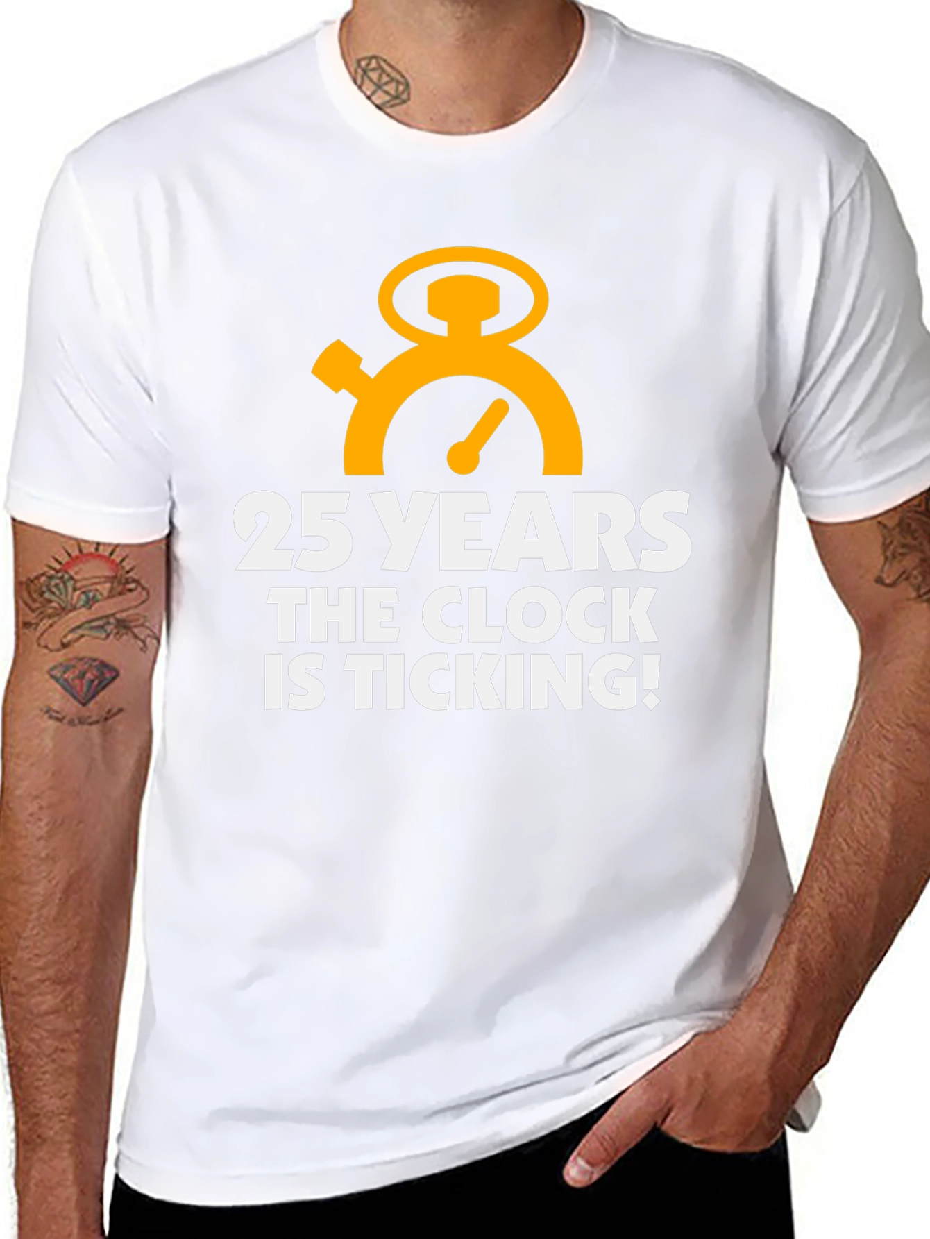 25 Years the Clock is Ticking Graphic Tee