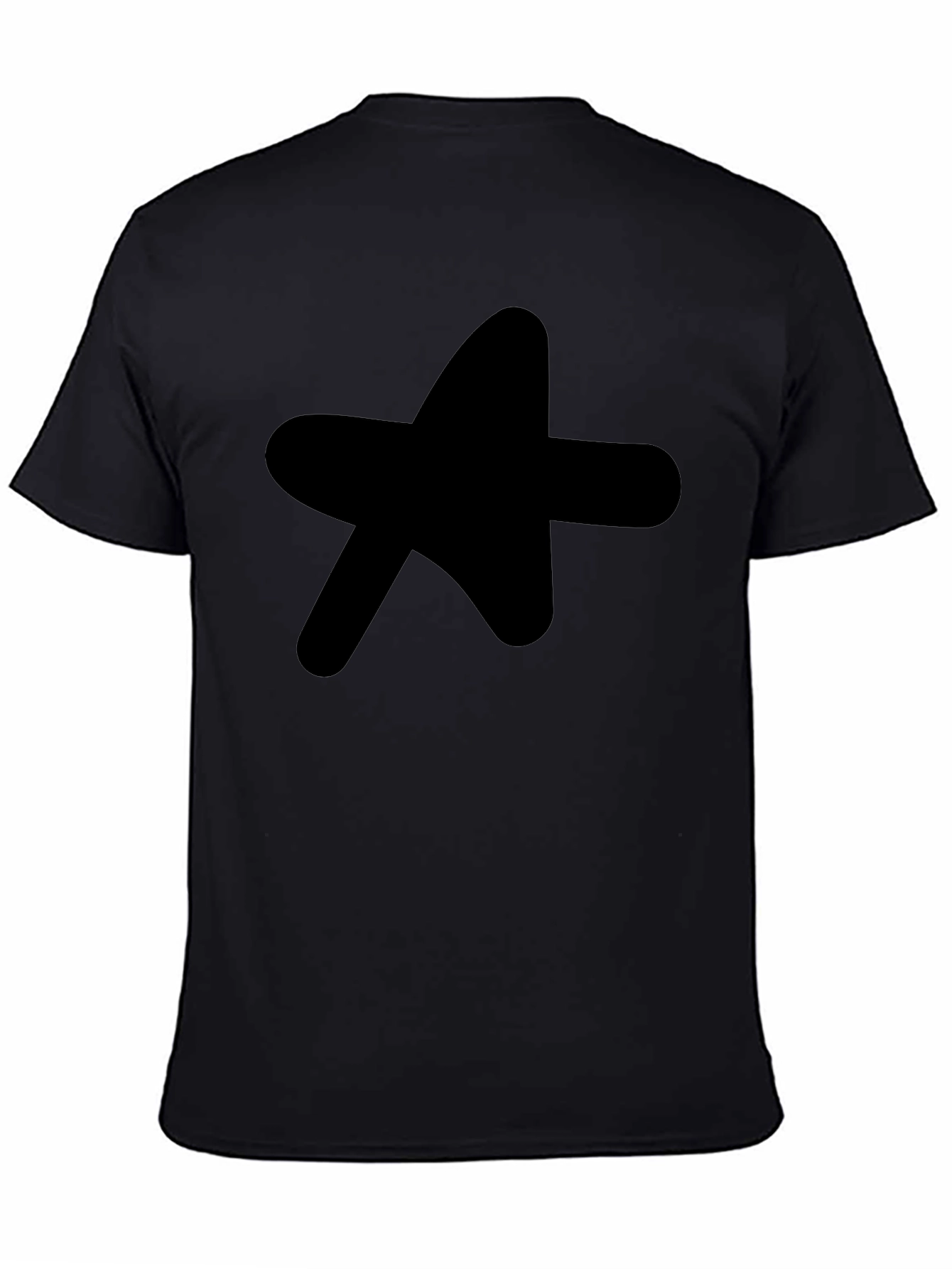 Black Star Graphic Tee - Casual Menswear