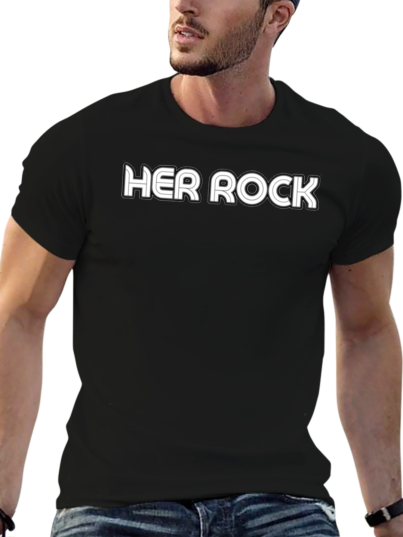 Her Rock T-Shirt - Classic Black Tee