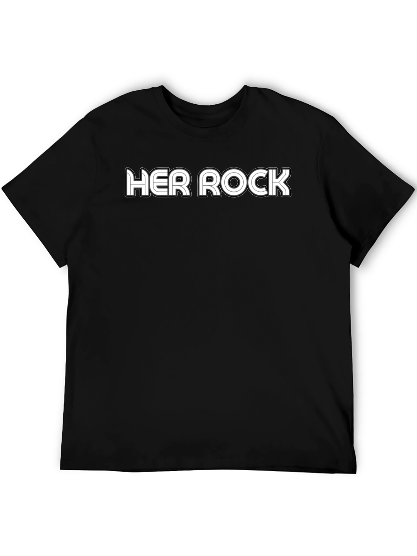 Her Rock T-Shirt - Classic Black Tee
